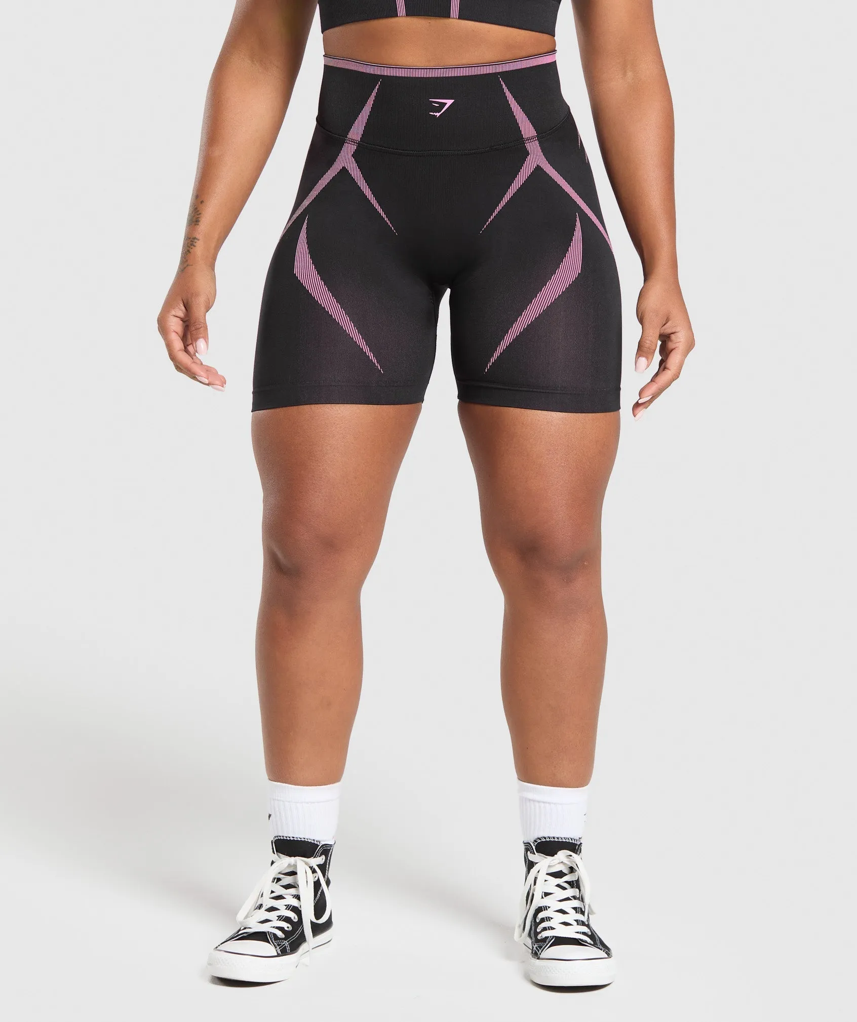 Gymshark Apex Lift Seamless Shorts - Darkest Purple/Sour Pink sold by Gymshark