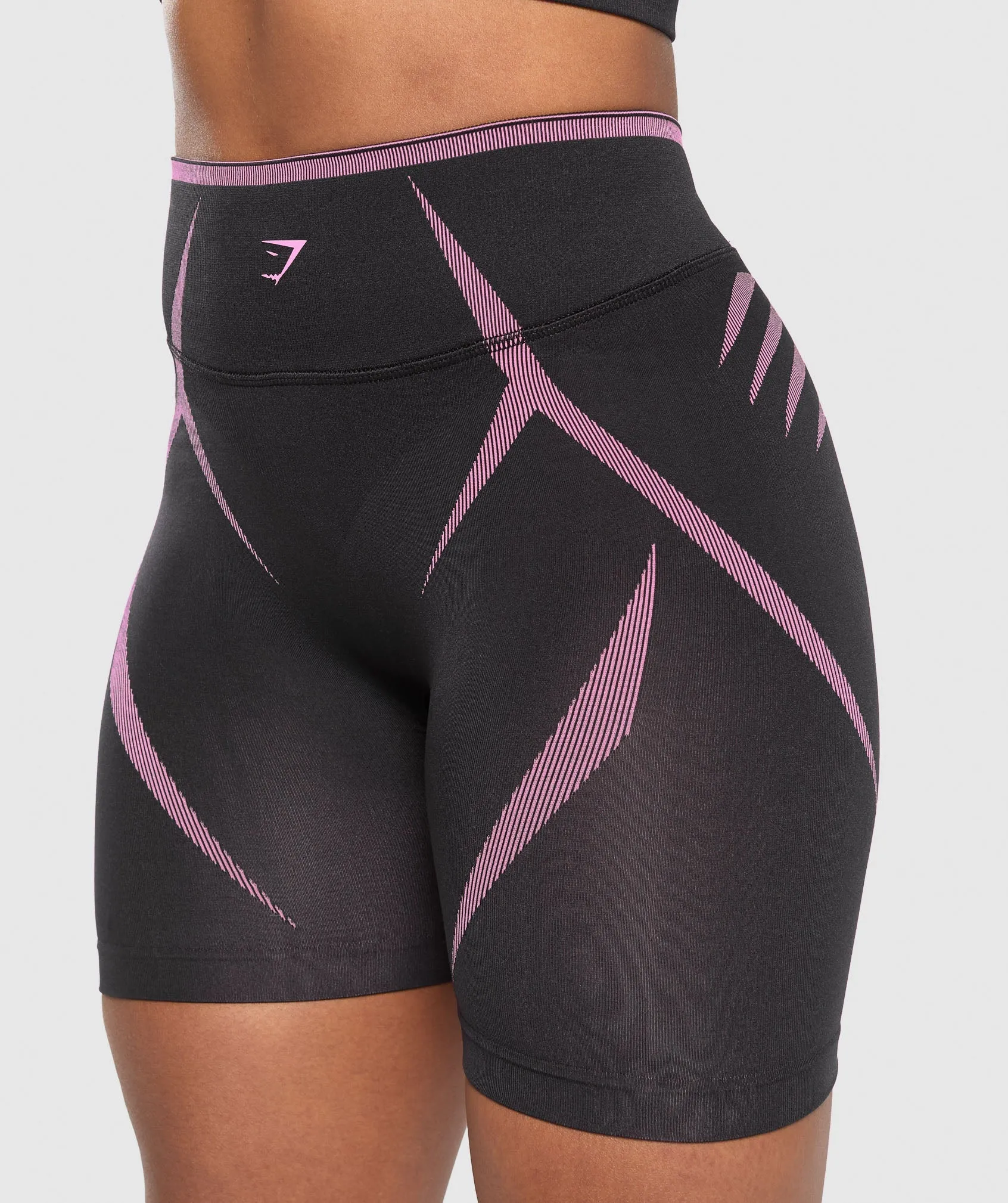 Gymshark Apex Lift Seamless Shorts - Darkest Purple/Sour Pink sold by Gymshark product image thumbnail 5