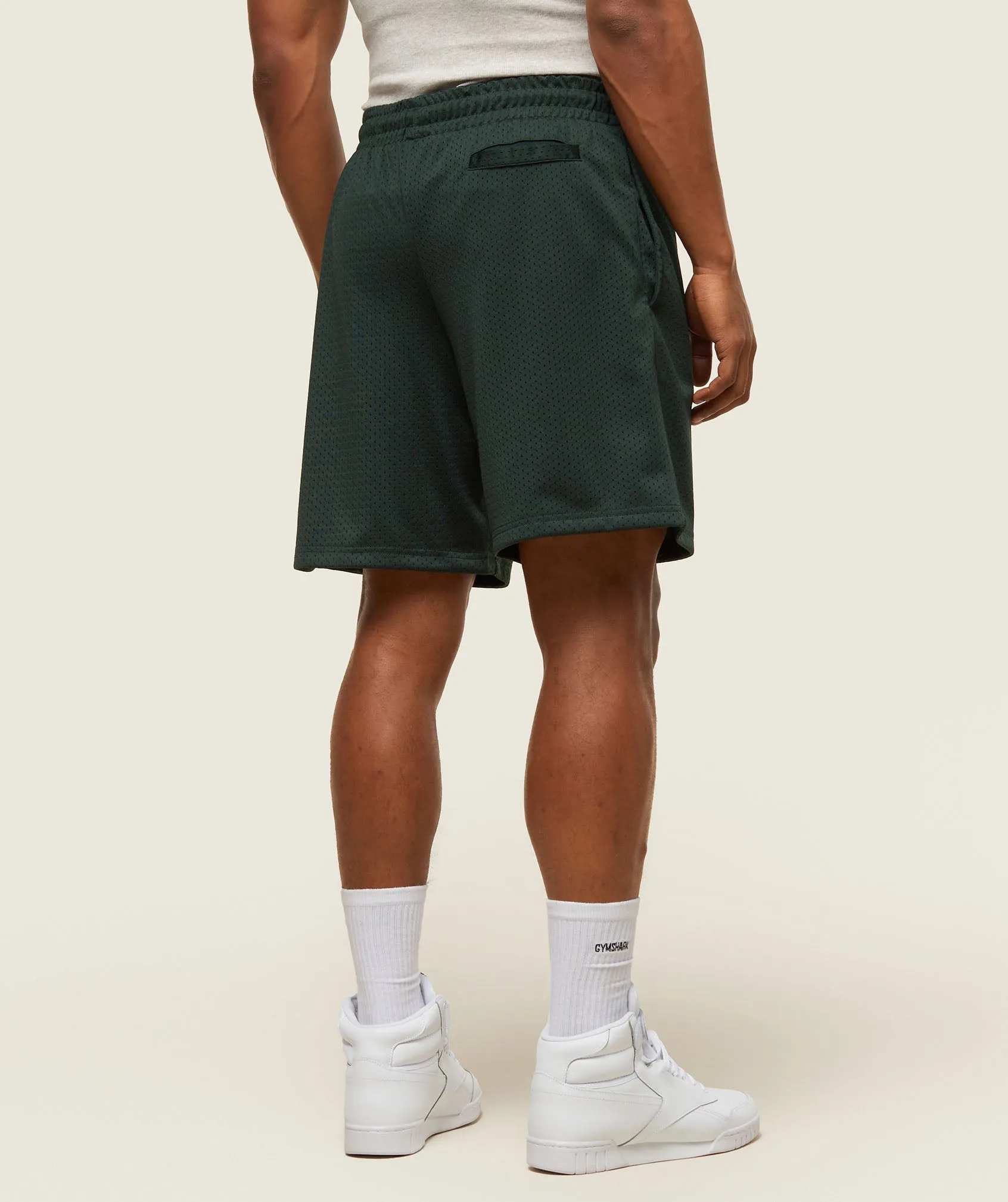 Gymshark everywear Basketball Shorts - Victory Green sold by Gymshark product image thumbnail 3