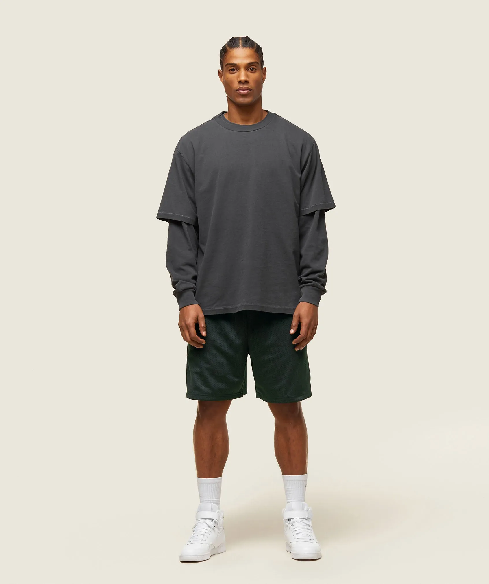 Gymshark everywear Basketball Shorts - Victory Green sold by Gymshark product image thumbnail 2