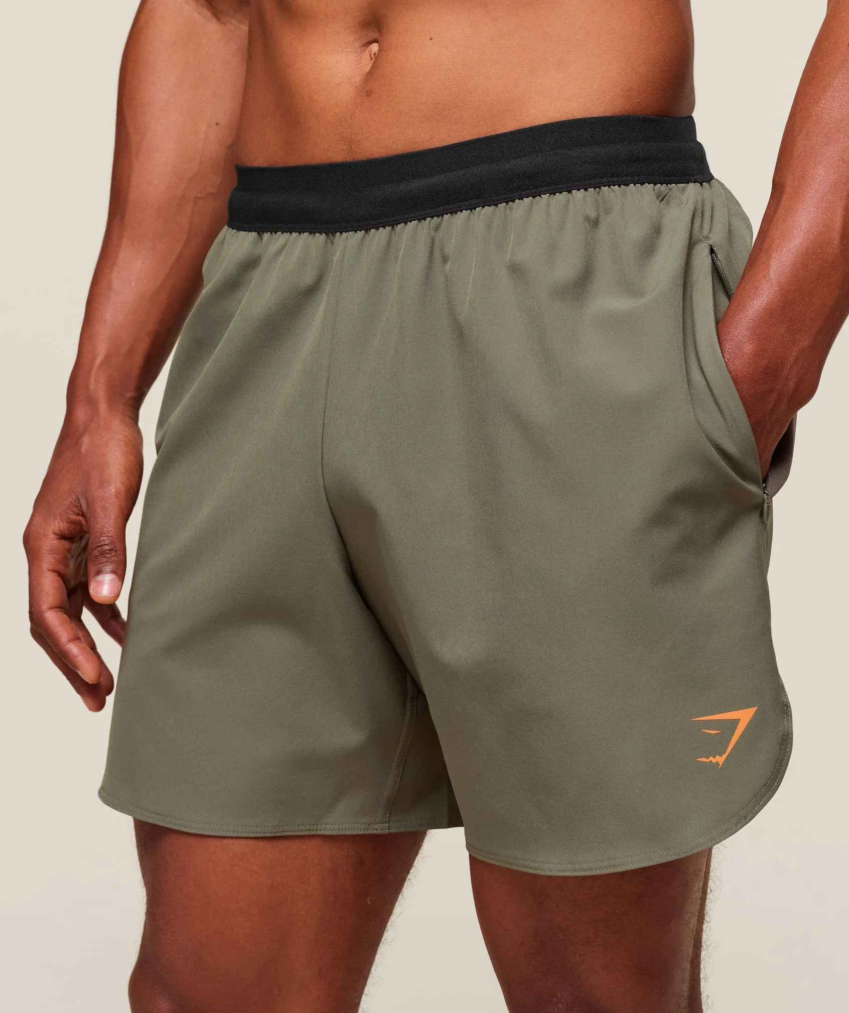 Gymshark Fit Repeat 6" Shorts - Base Green sold by Gymshark product image thumbnail 4