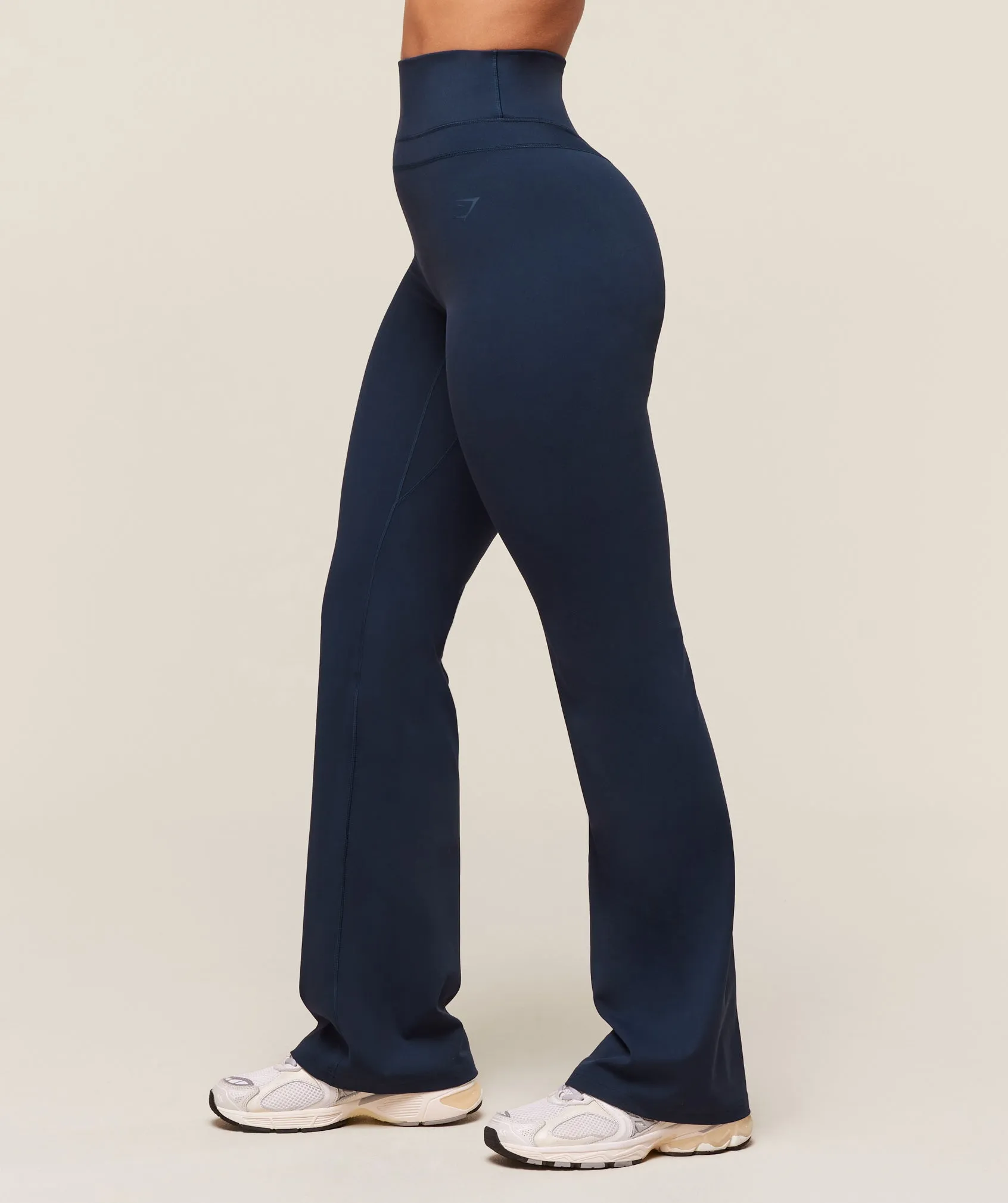 Gymshark Whitney Flared Leggings - Navy sold by Gymshark product image thumbnail 5