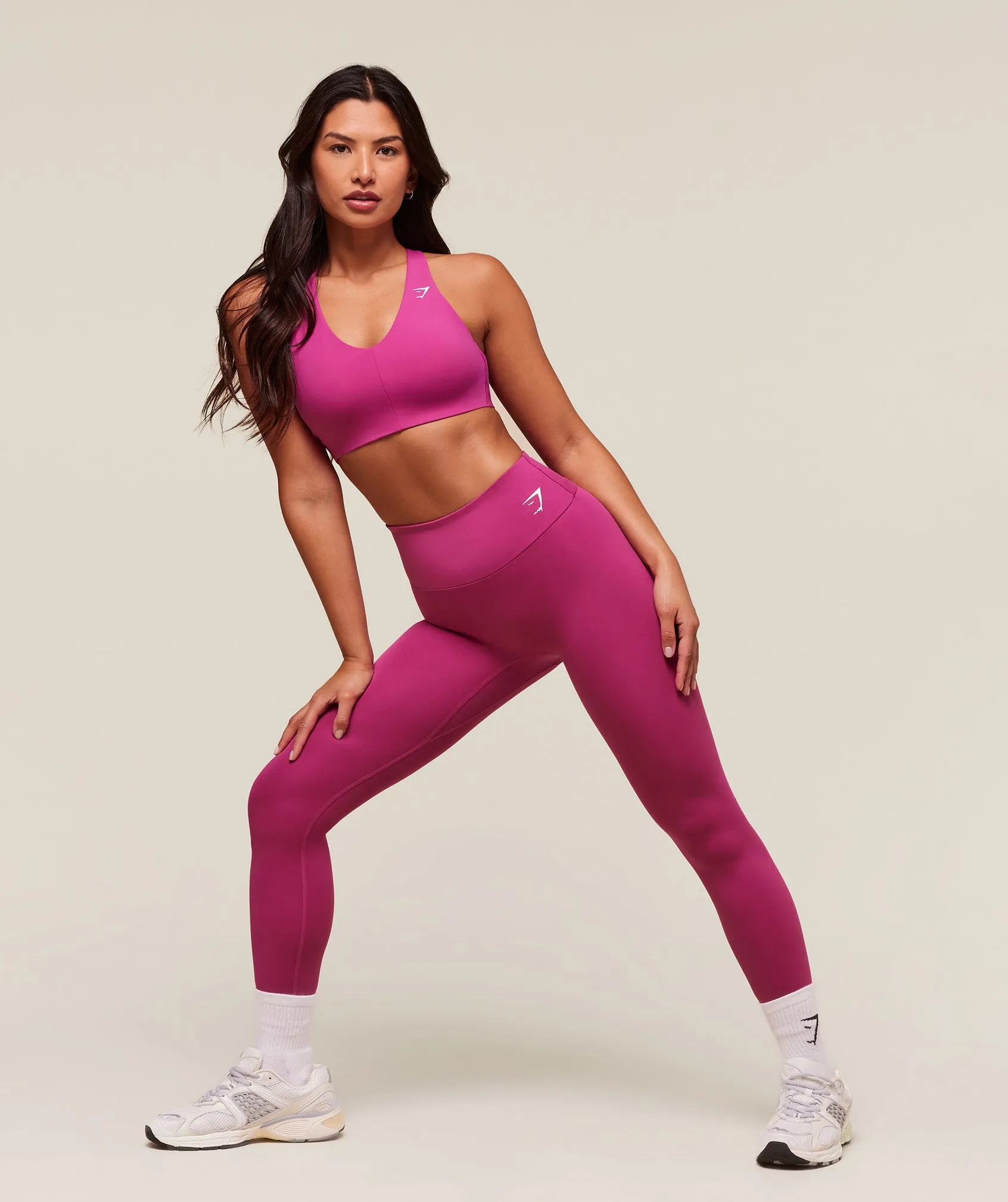 Gymshark Training Leggings - Winning Pink sold by Gymshark product image thumbnail 4