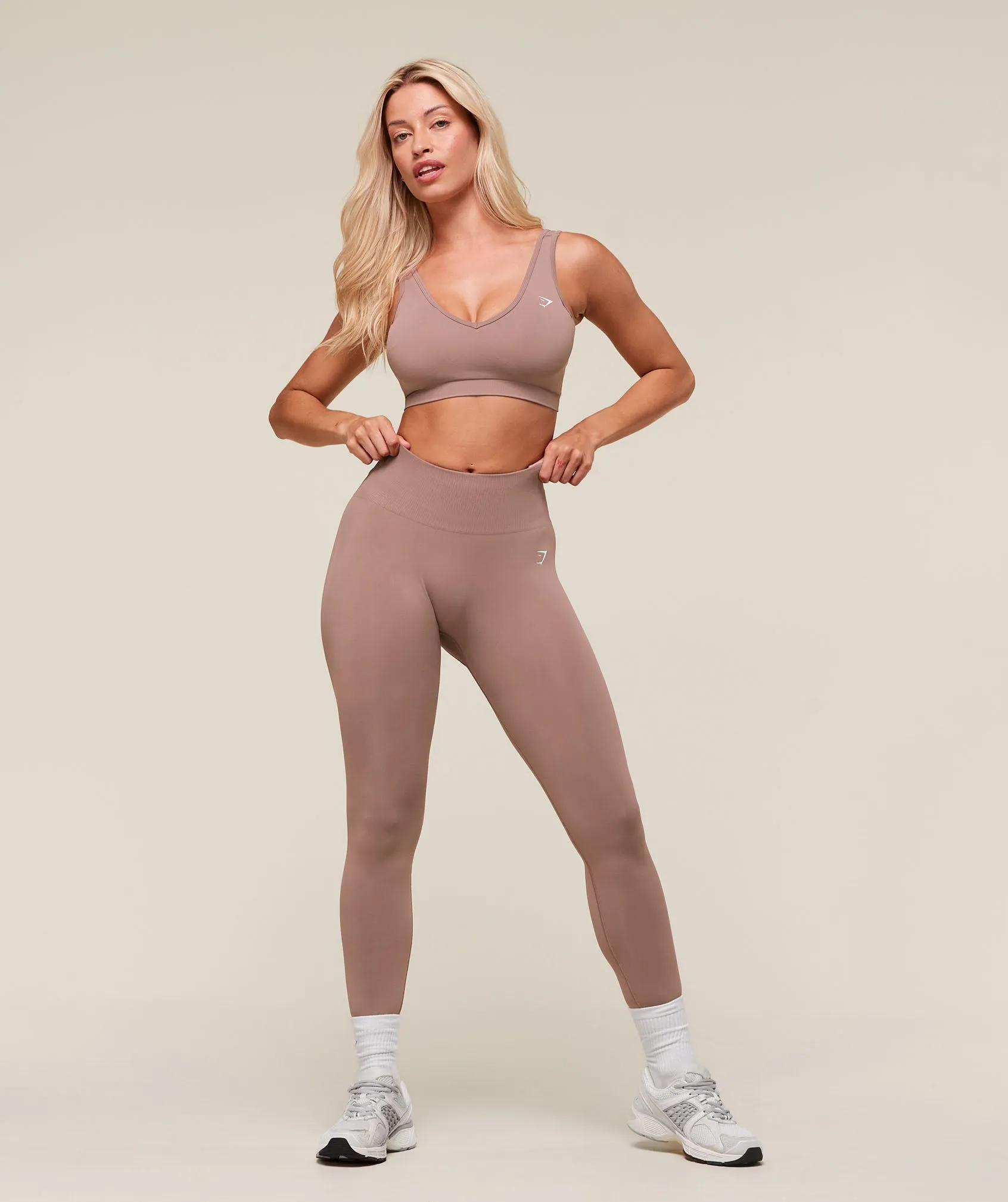 Gymshark Everyday Seamless Leggings - Chestnut Pink sold by Gymshark product image thumbnail 4