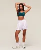 Gymshark Mesh Pleated Shorts - White sold by Gymshark