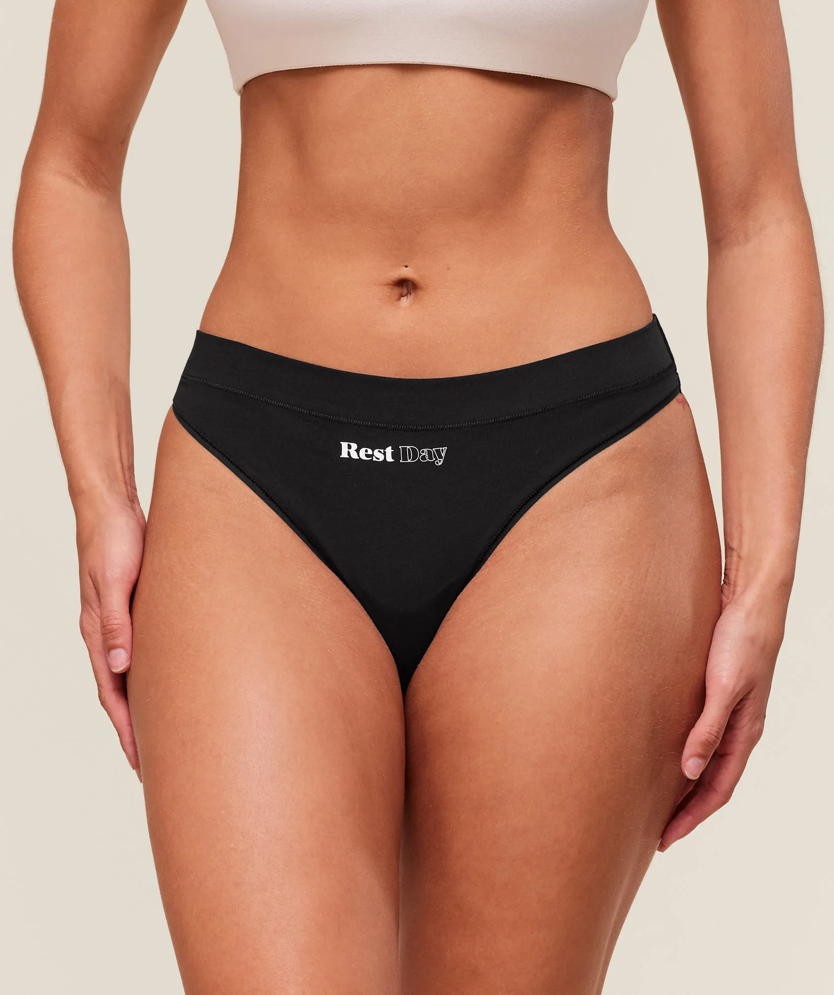 Gymshark Training Day Graphic 7PK Cotton Thong - White/Green/Pink/Mauve/Grey/Black sold by Gymshark product image thumbnail 2