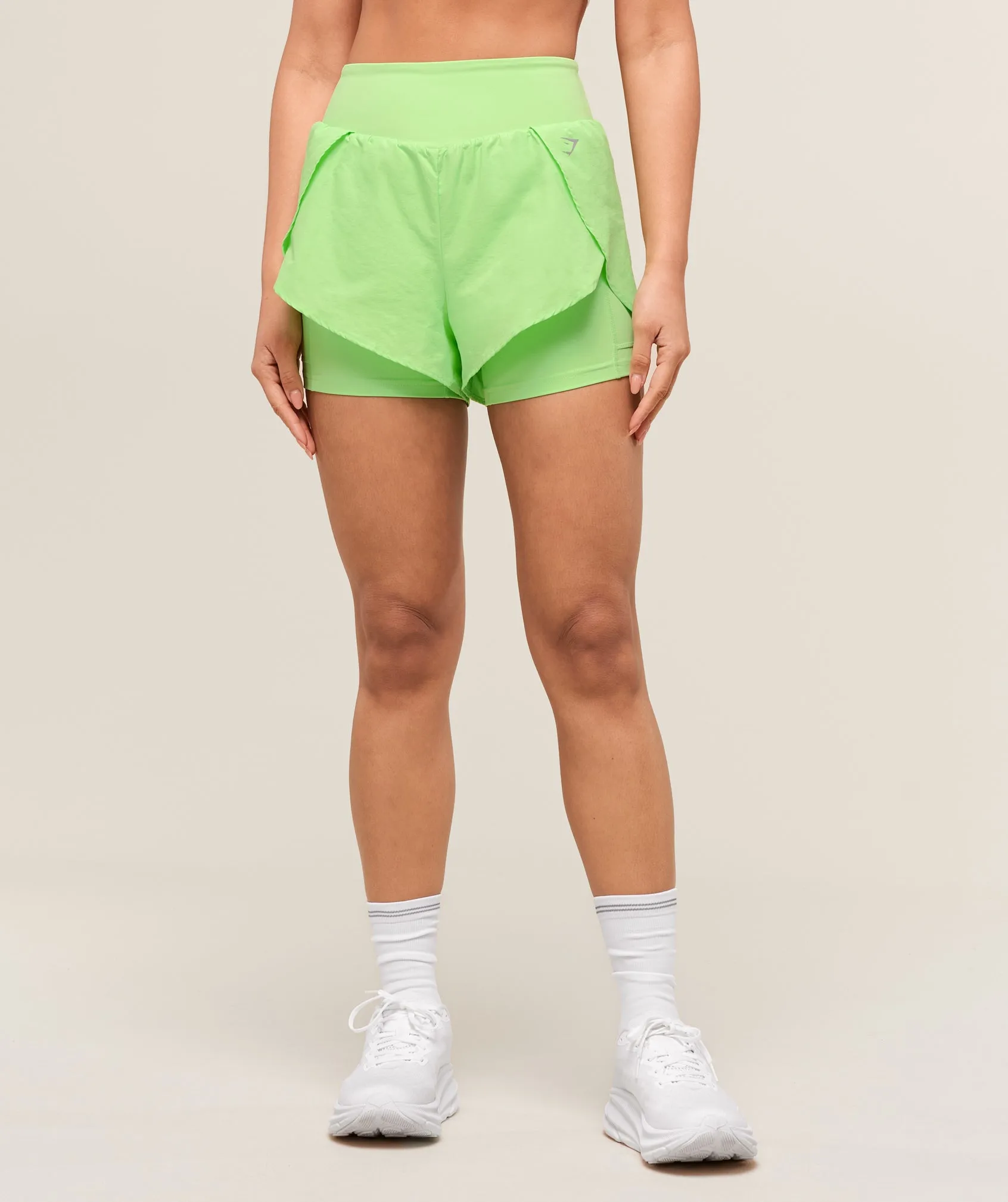 Gymshark Running 2-in-1 Shorts - Energy Gelato Green sold by Gymshark