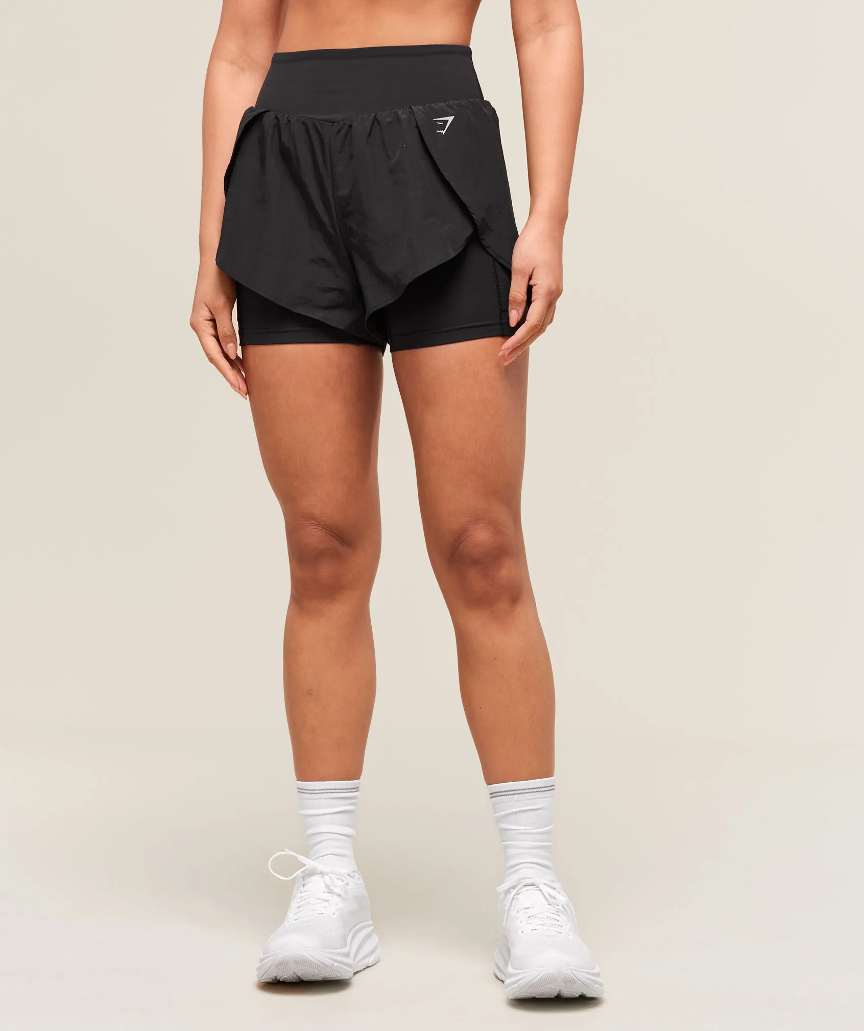 Gymshark Running 2-in-1 Shorts - Black sold by Gymshark