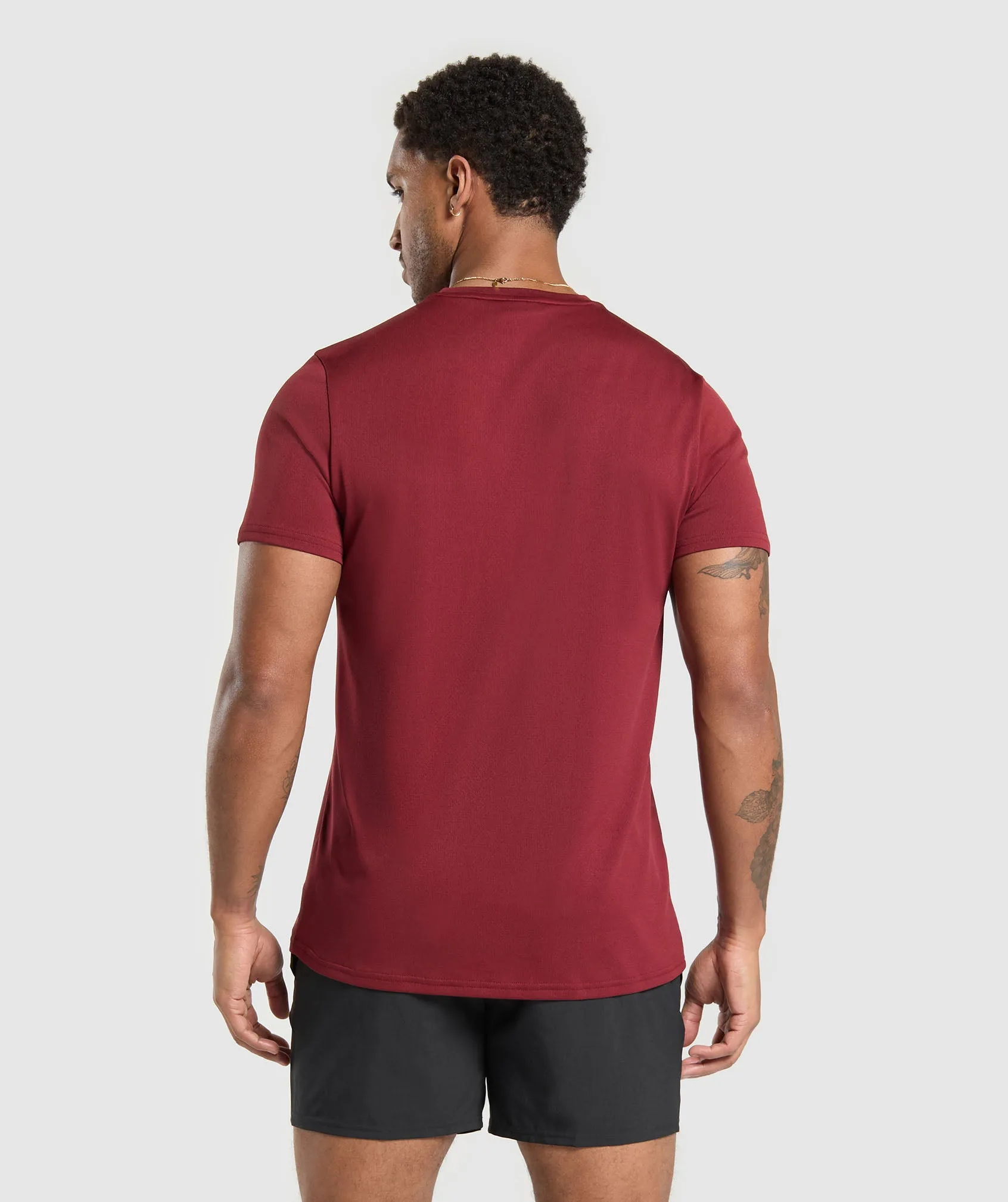 Gymshark Arrival Regular Fit T-Shirt - Sets Red sold by Gymshark product image thumbnail 2