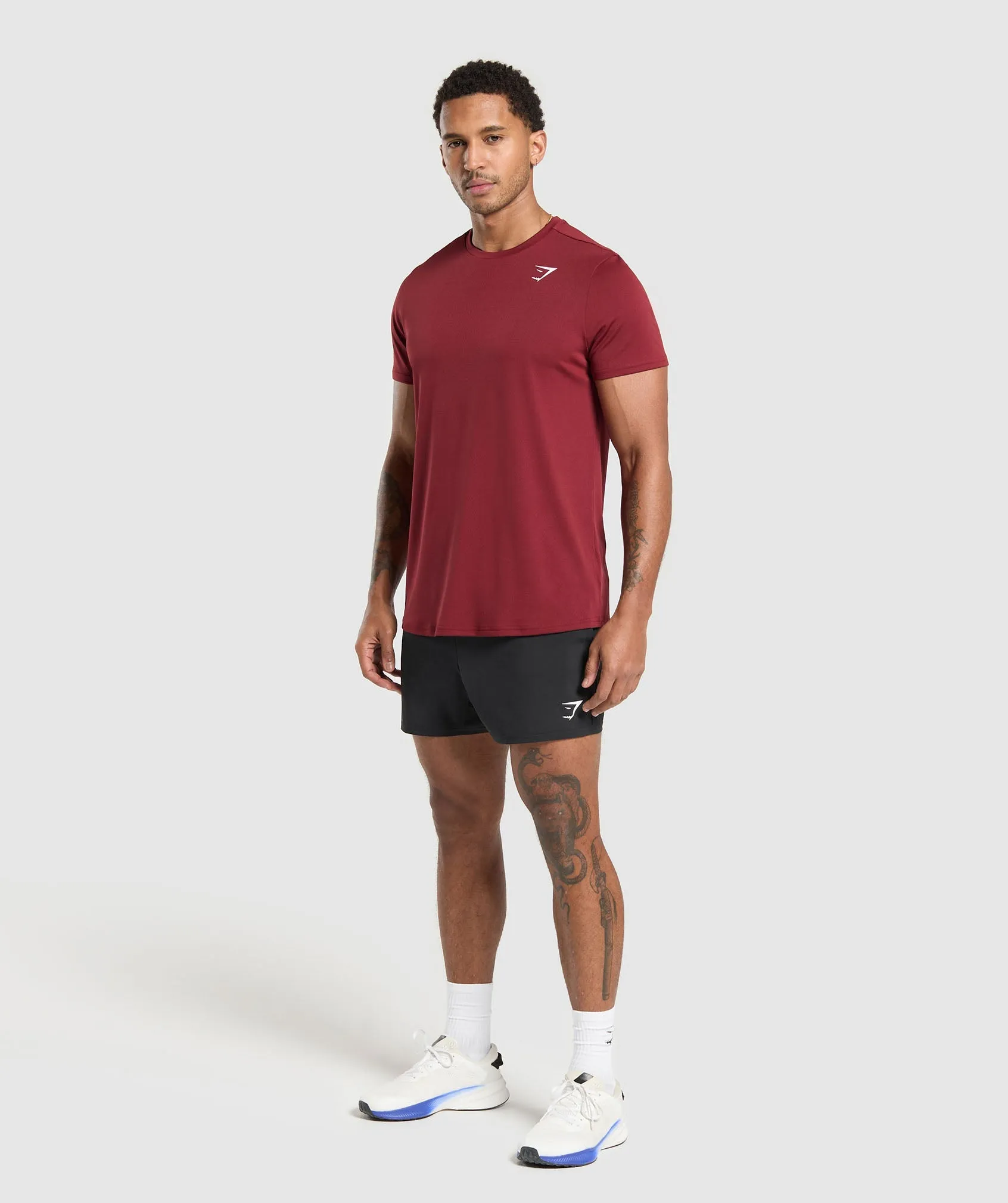 Gymshark Arrival Regular Fit T-Shirt - Sets Red sold by Gymshark product image thumbnail 4