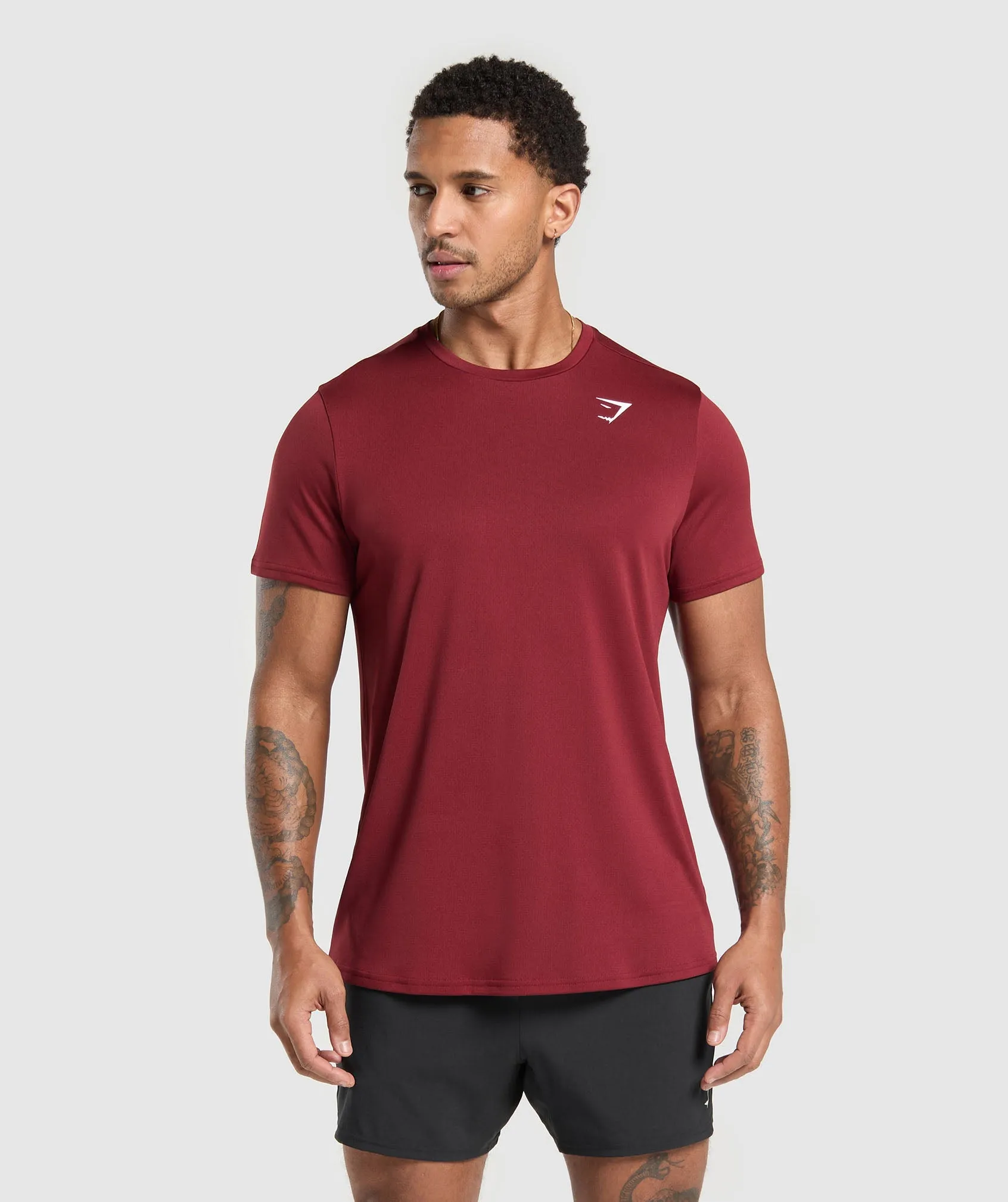 Gymshark Arrival Regular Fit T-Shirt - Sets Red sold by Gymshark