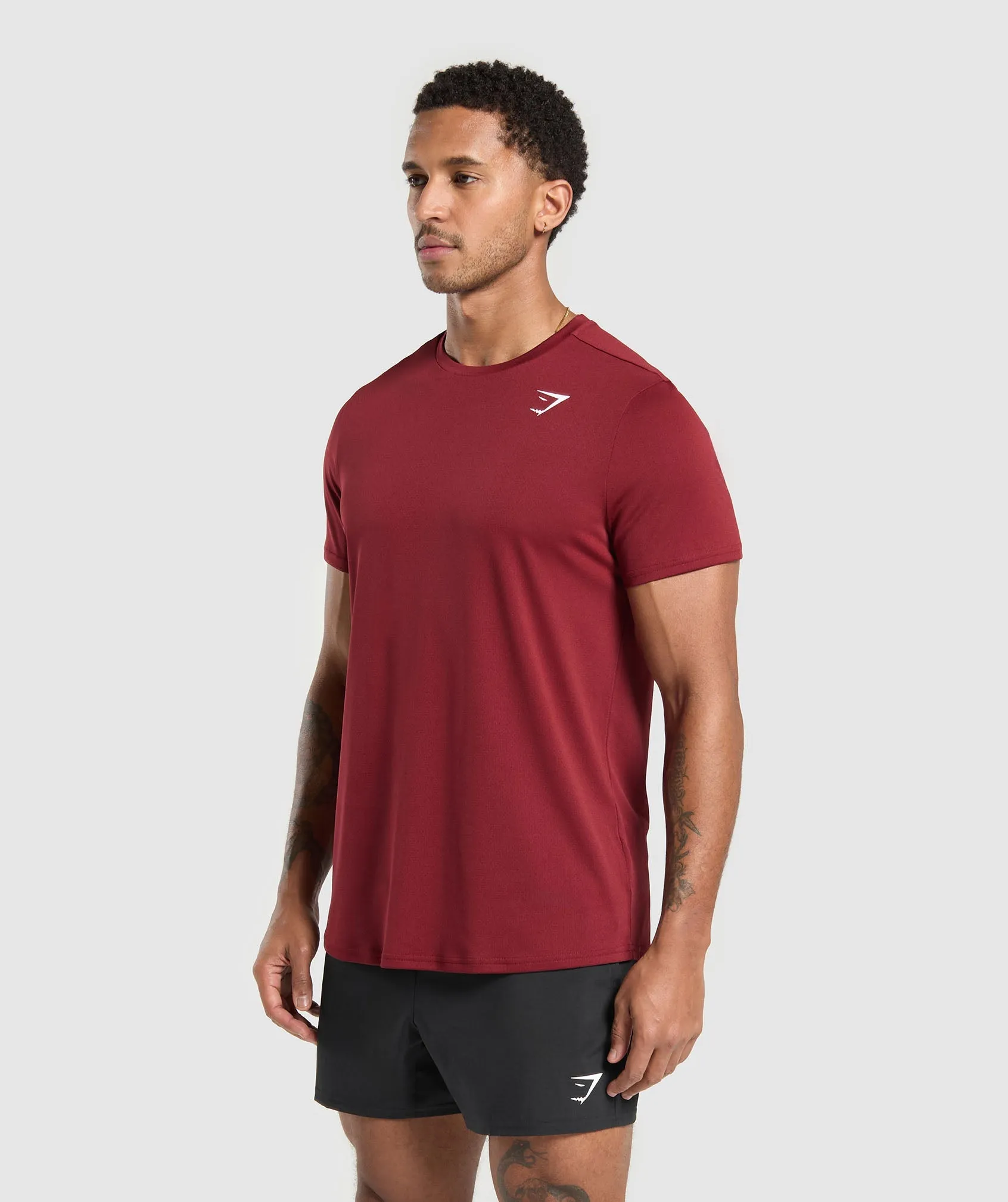 Gymshark Arrival Regular Fit T-Shirt - Sets Red sold by Gymshark product image thumbnail 3