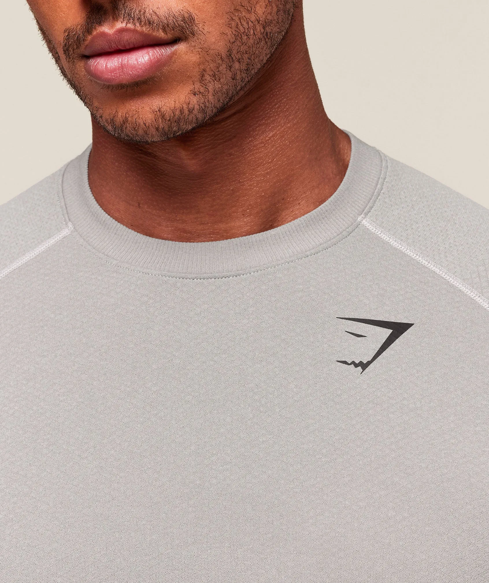 Gymshark Vital T-Shirt - Light Grey/Smokey Grey sold by Gymshark product image thumbnail 4