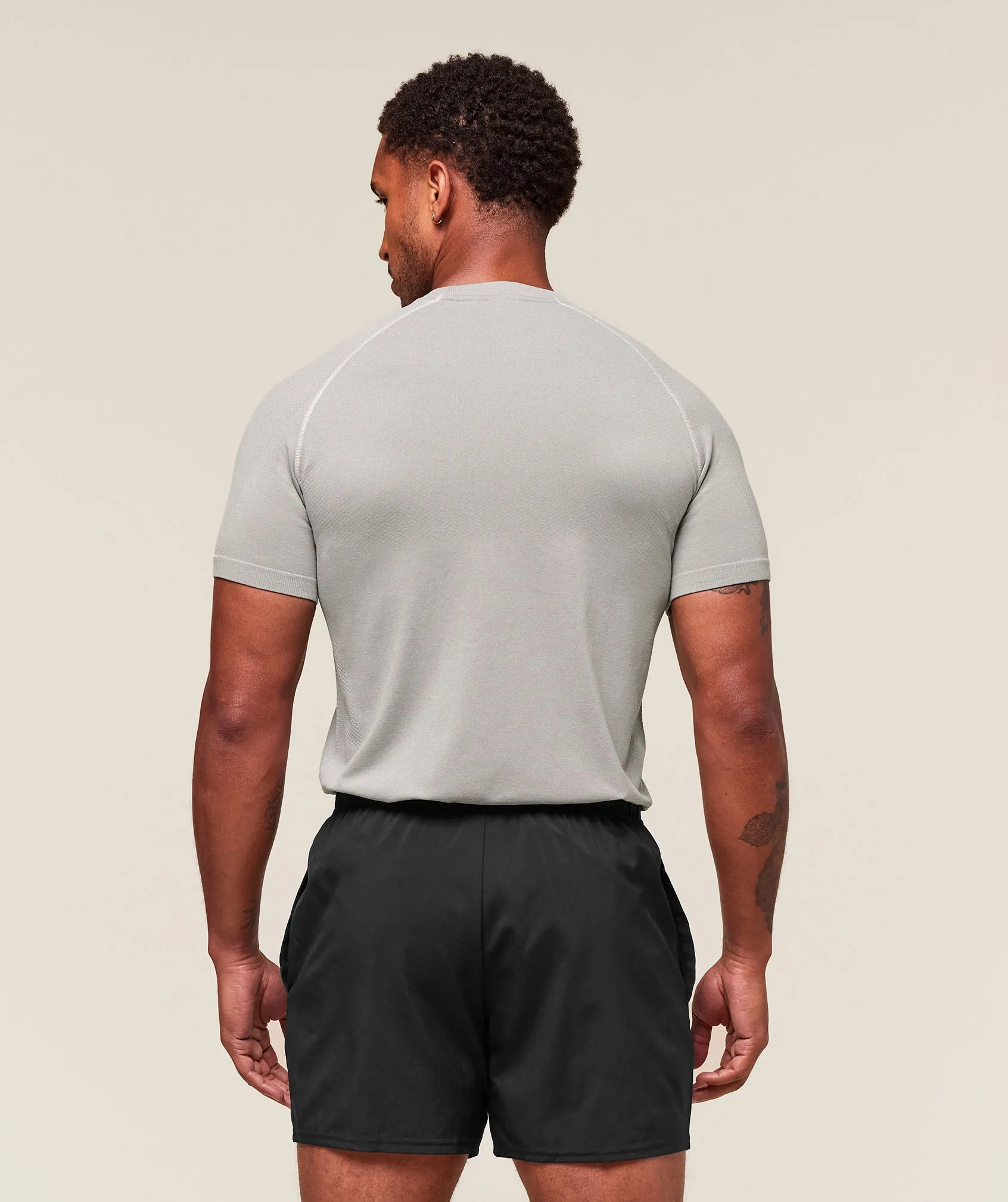 Gymshark Vital T-Shirt - Light Grey/Smokey Grey sold by Gymshark product image thumbnail 2