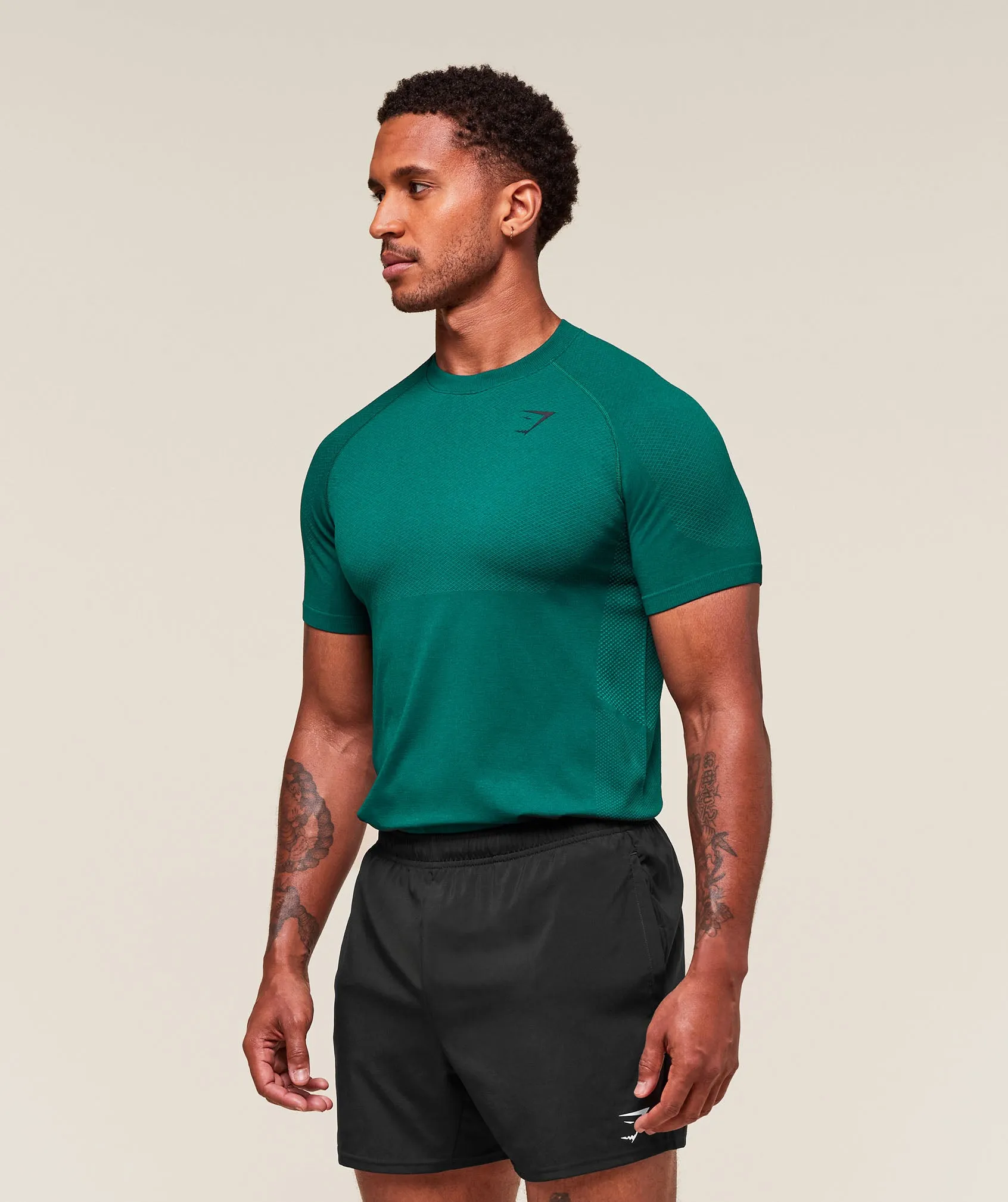 Gymshark Vital T-Shirt - Functional Teal/Jewel Teal sold by Gymshark product image thumbnail 3