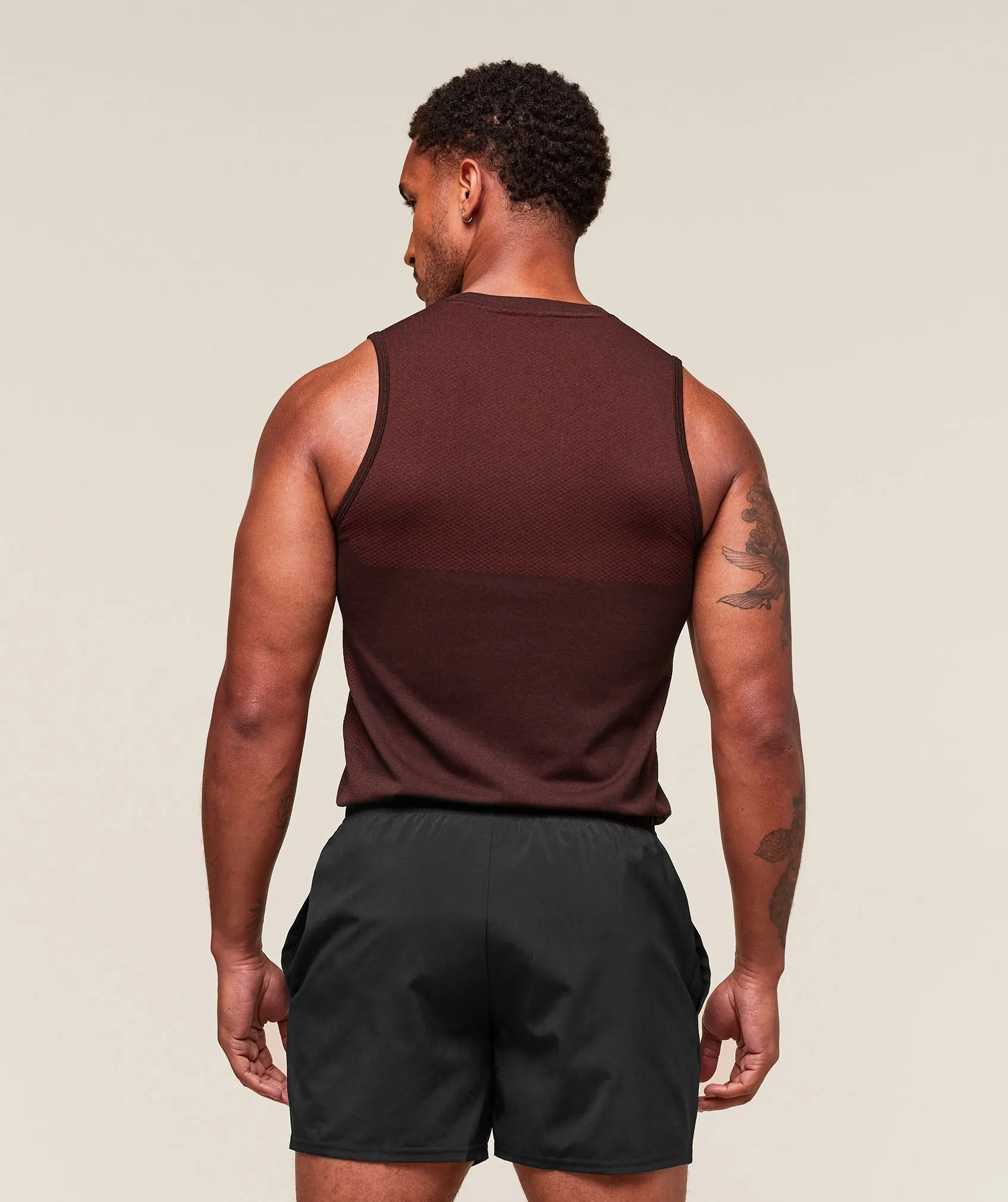 Gymshark Vital Tank - Black/Sets Red sold by Gymshark product image thumbnail 2