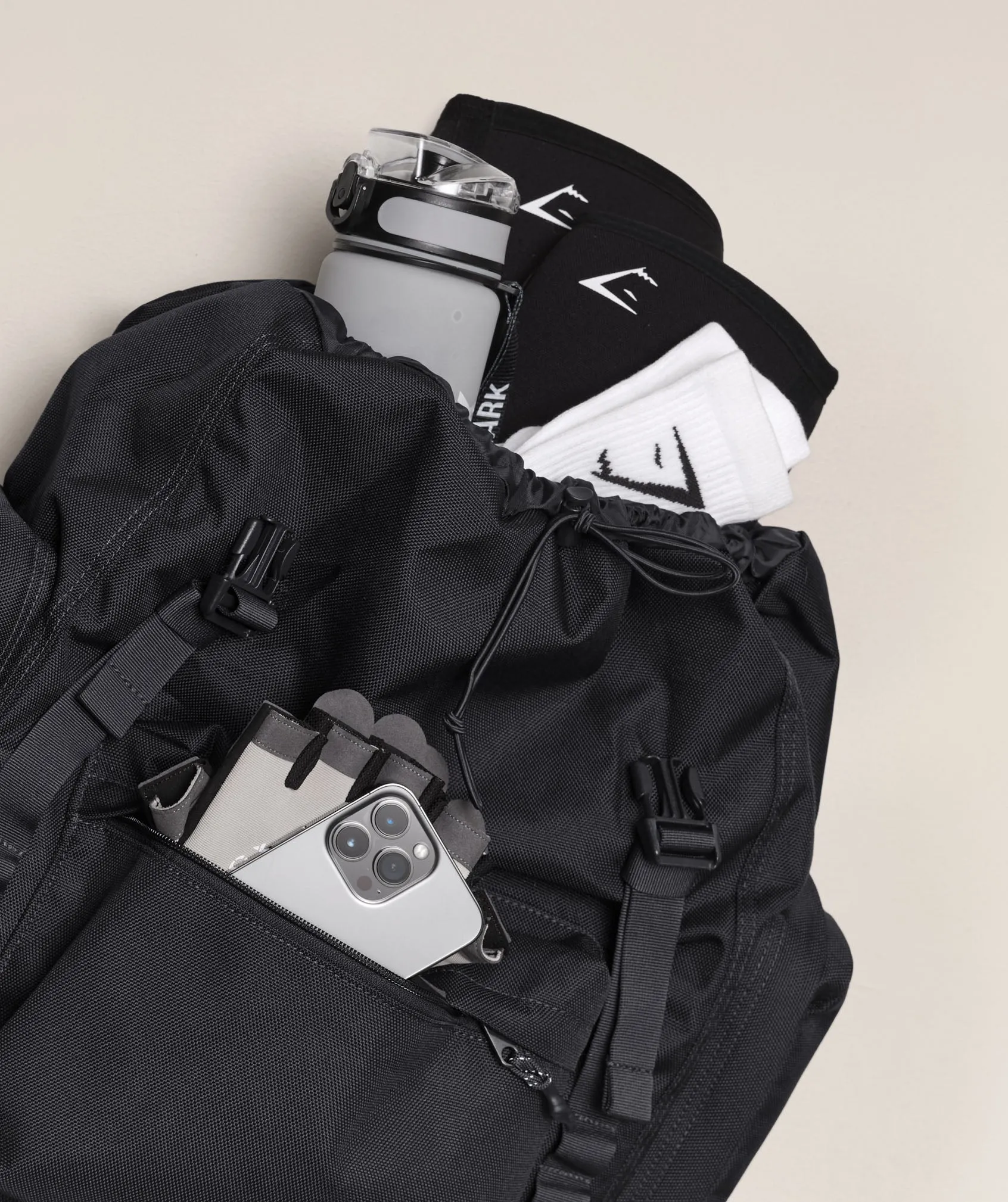 Gymshark Bulk Backpack - Asphalt Grey sold by Gymshark product image thumbnail 3