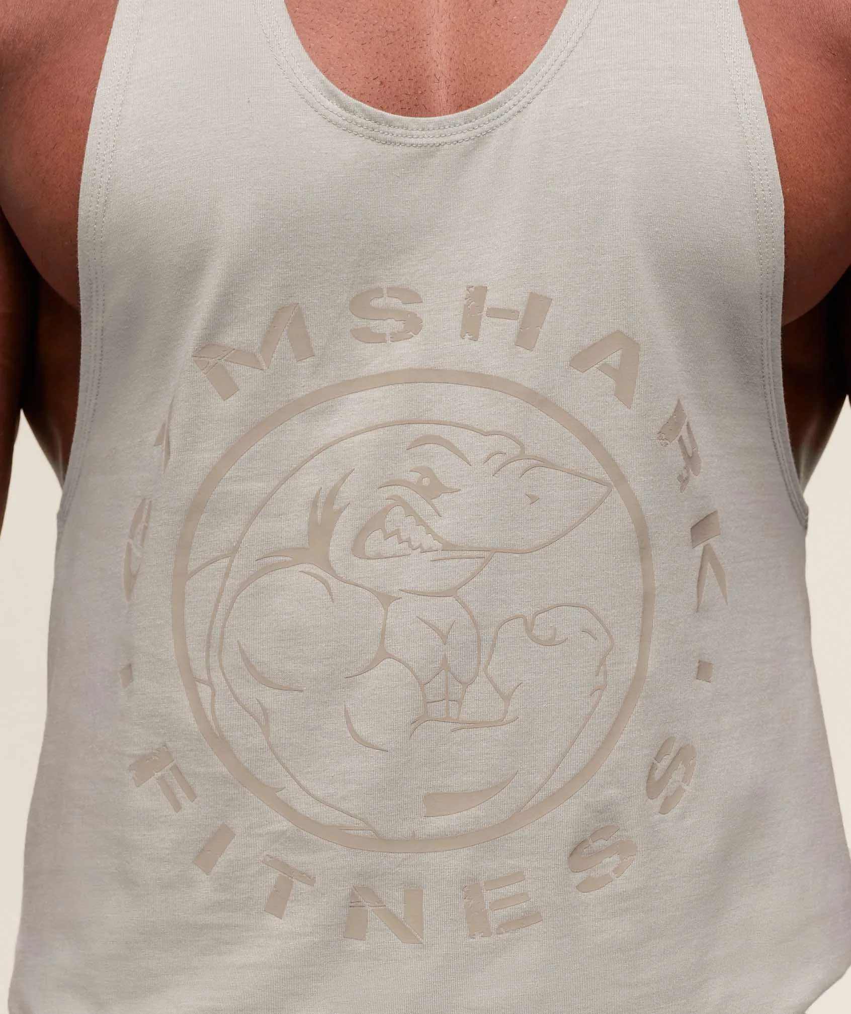 Gymshark Legacy Stringer - Stone Grey sold by Gymshark product image thumbnail 5