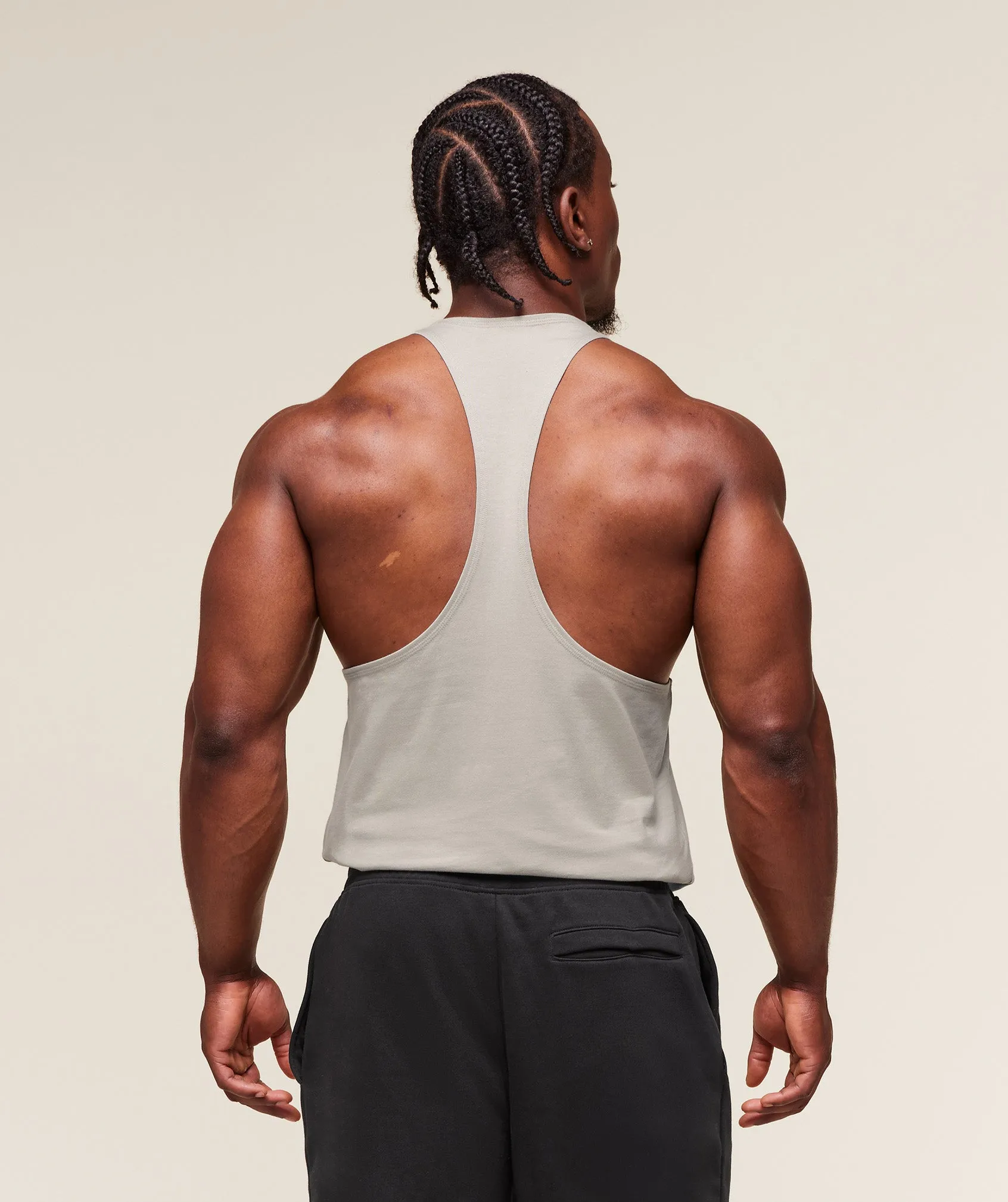 Gymshark Legacy Stringer - Stone Grey sold by Gymshark product image thumbnail 2