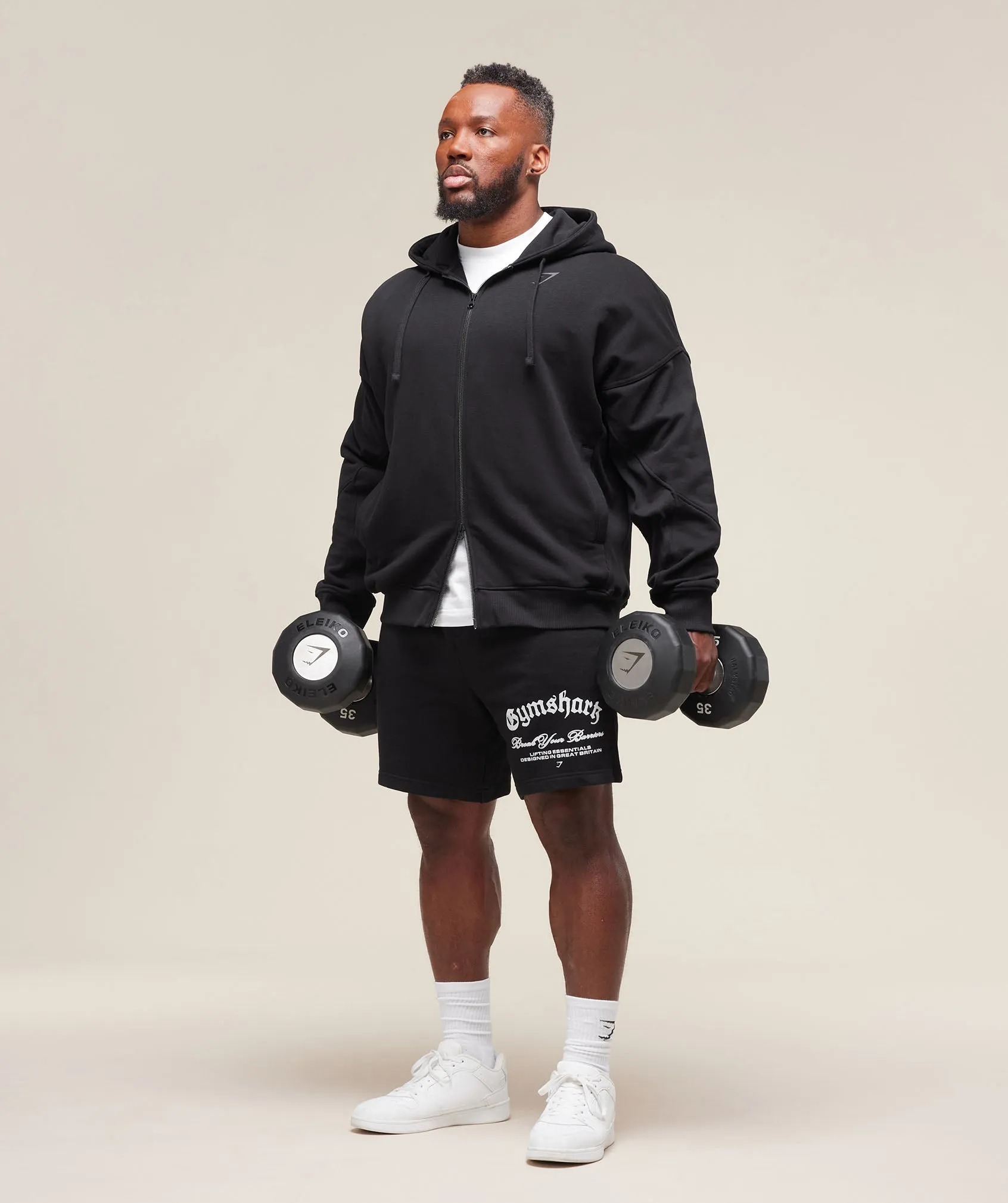 Gymshark Break Your Barriers Shorts - Black sold by Gymshark product image thumbnail 4
