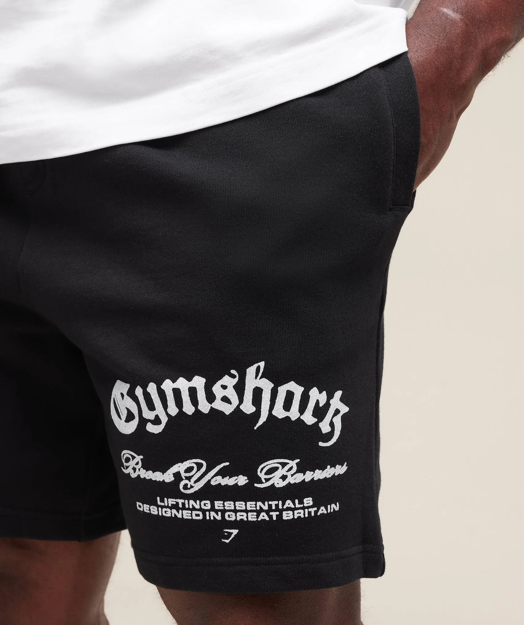 Gymshark Break Your Barriers Shorts - Black sold by Gymshark product image thumbnail 5