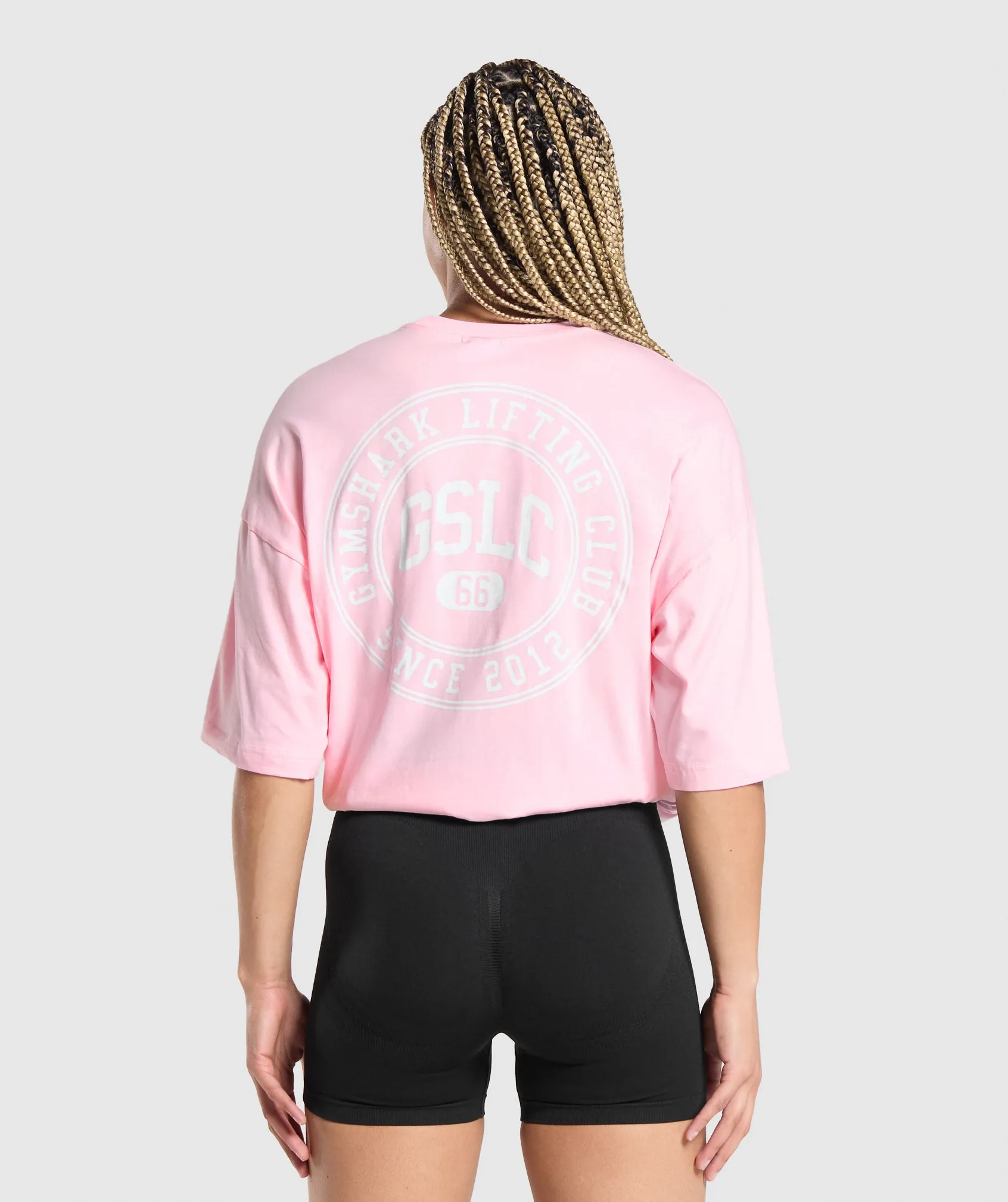 Gymshark GSLC Weight Graphic T-Shirt - Dolly Pink sold by Gymshark