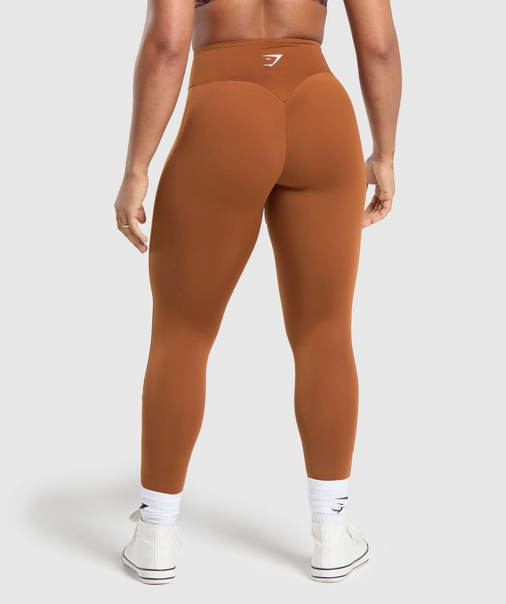 Power Short Leggings - Copper Brown sold by Gymshark product image thumbnail 3