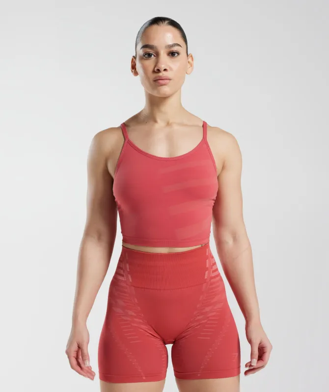 Gymshark Apex Limit Cami Tank - Light Sundried Red/Terracotta Pink sold by Gymshark