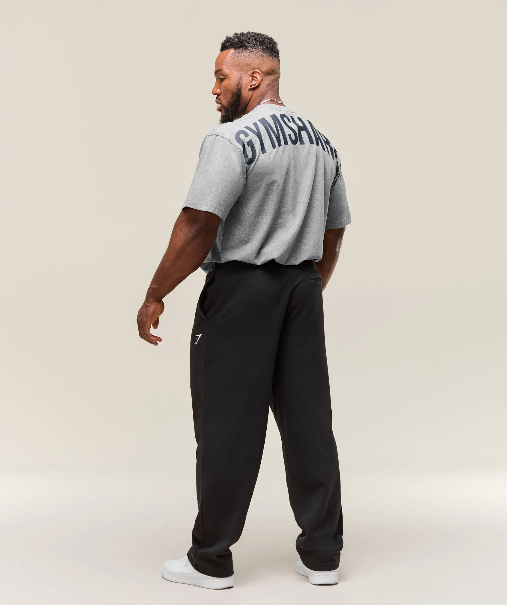 Gymshark Power T-Shirt - Charcoal Core Marl/Heavy Blue sold by Gymshark product image thumbnail 3