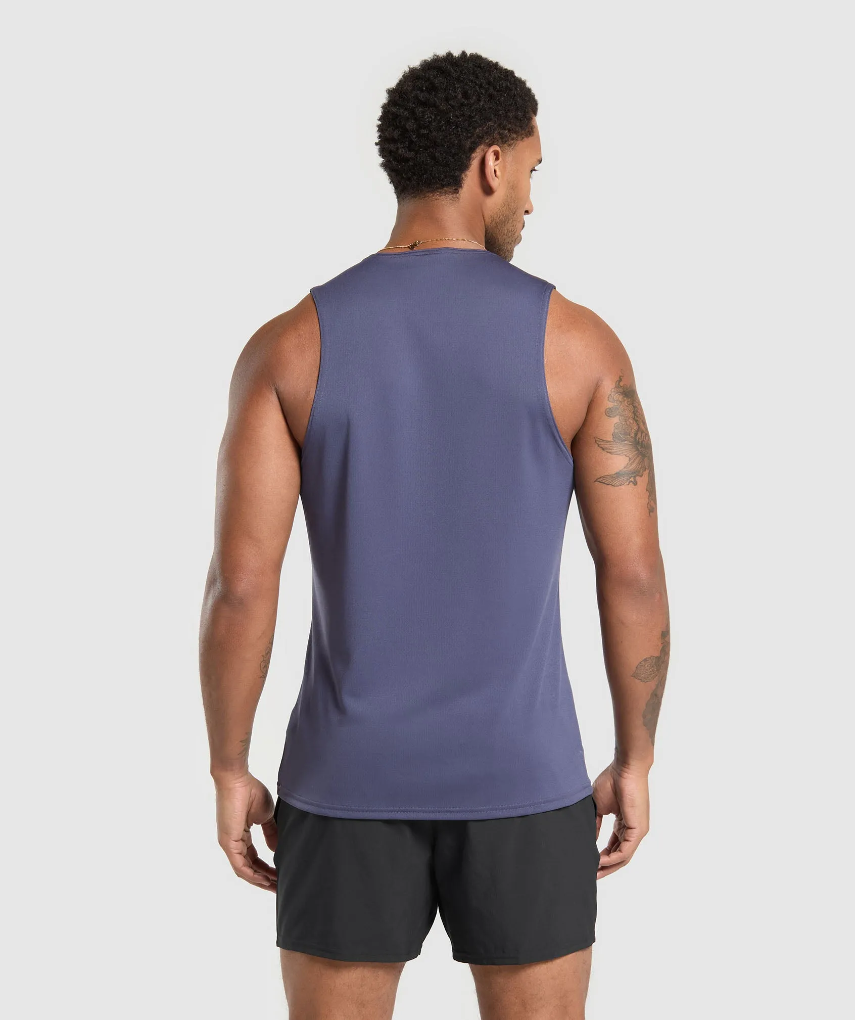 Gymshark Arrival Tank - Weighted Purple sold by Gymshark product image thumbnail 2