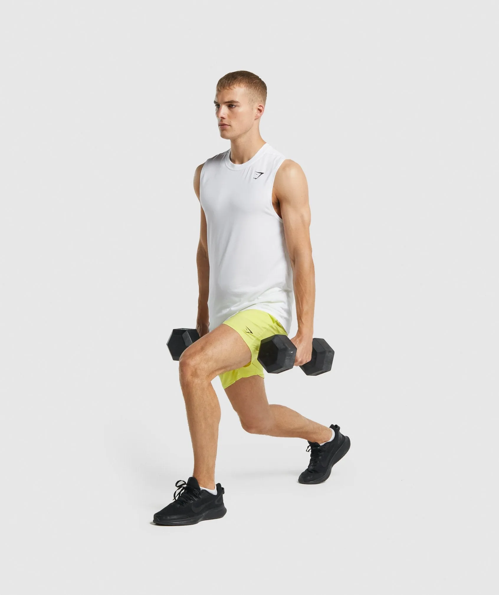 Gymshark Arrival 7" Shorts - Yellow sold by Gymshark product image thumbnail 4