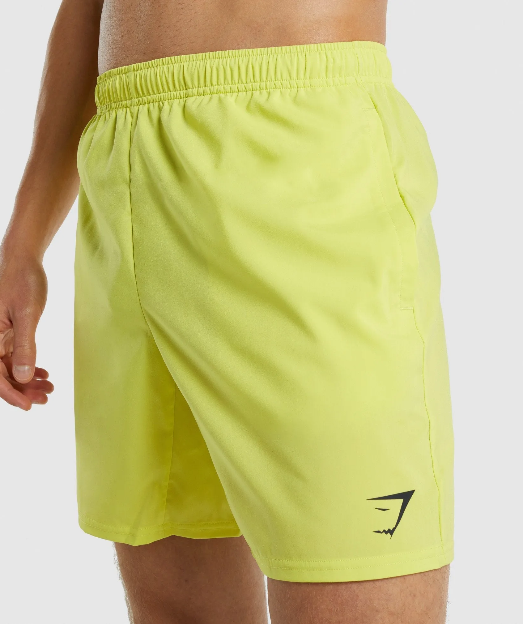 Gymshark Arrival 7" Shorts - Yellow sold by Gymshark product image thumbnail 5
