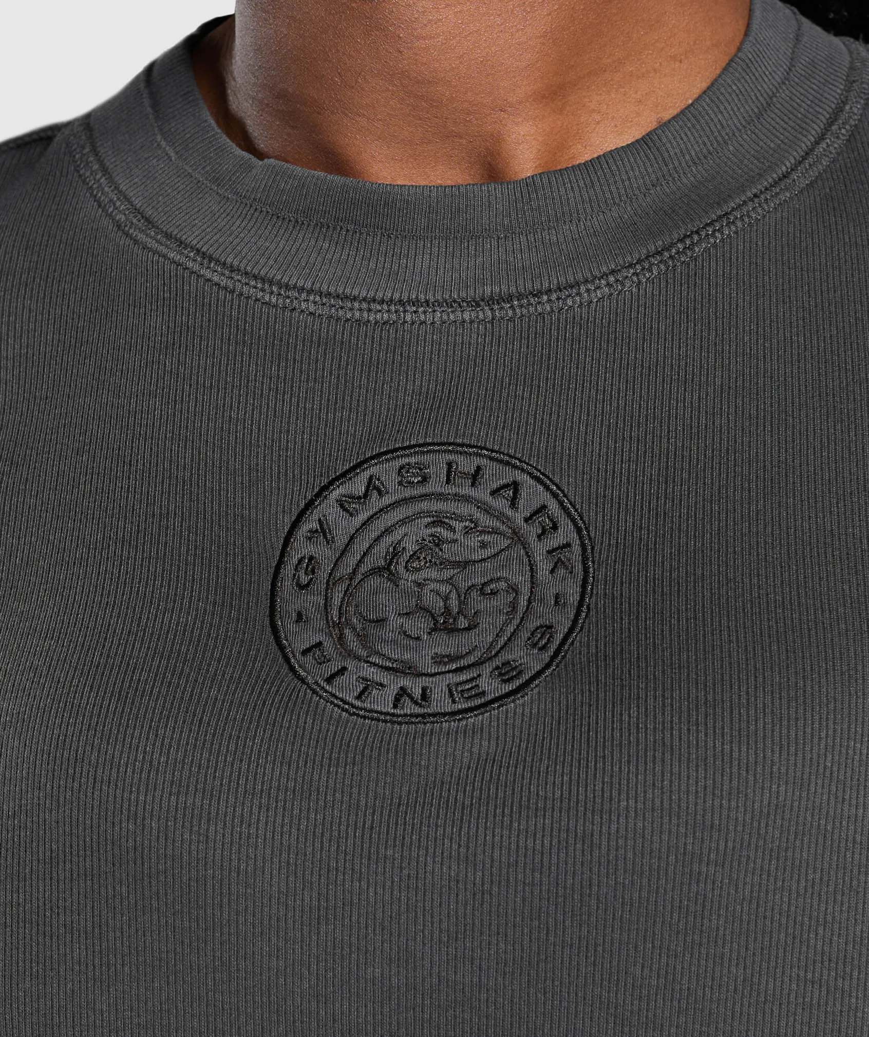 Gymshark Premium Legacy Washed Oversized T-Shirt - Black sold by Gymshark product image thumbnail 5