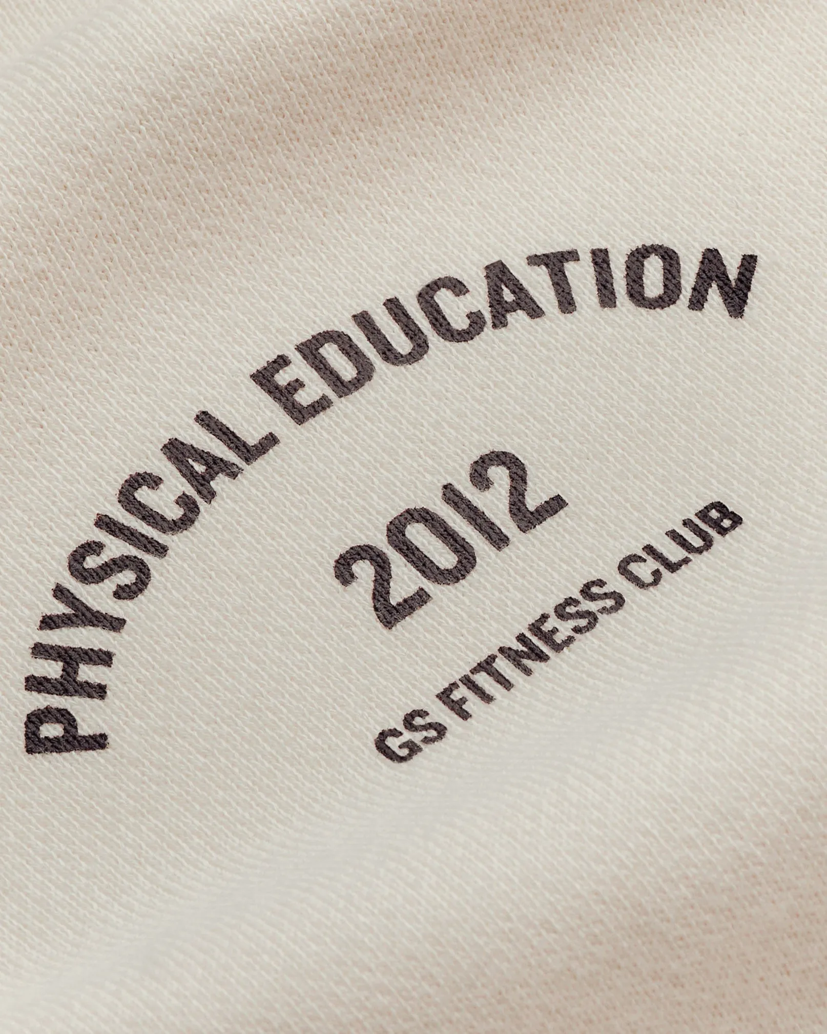 Gymshark Phys Ed Graphic Hoodie - Ecru White/Archive Brown sold by Gymshark product image thumbnail 5