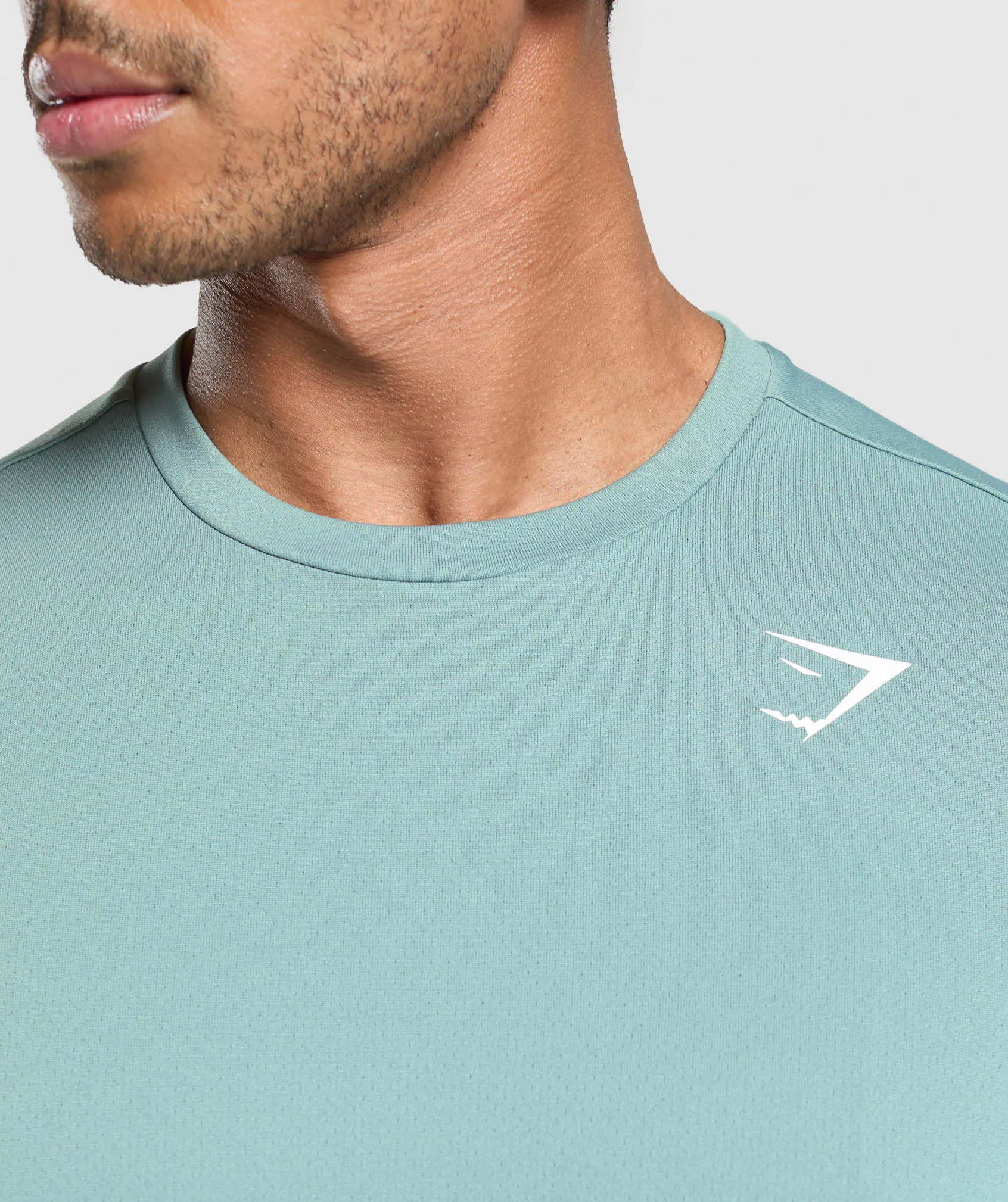 Gymshark Arrival Regular Fit T-Shirt - Celeste Blue sold by Gymshark product image thumbnail 5