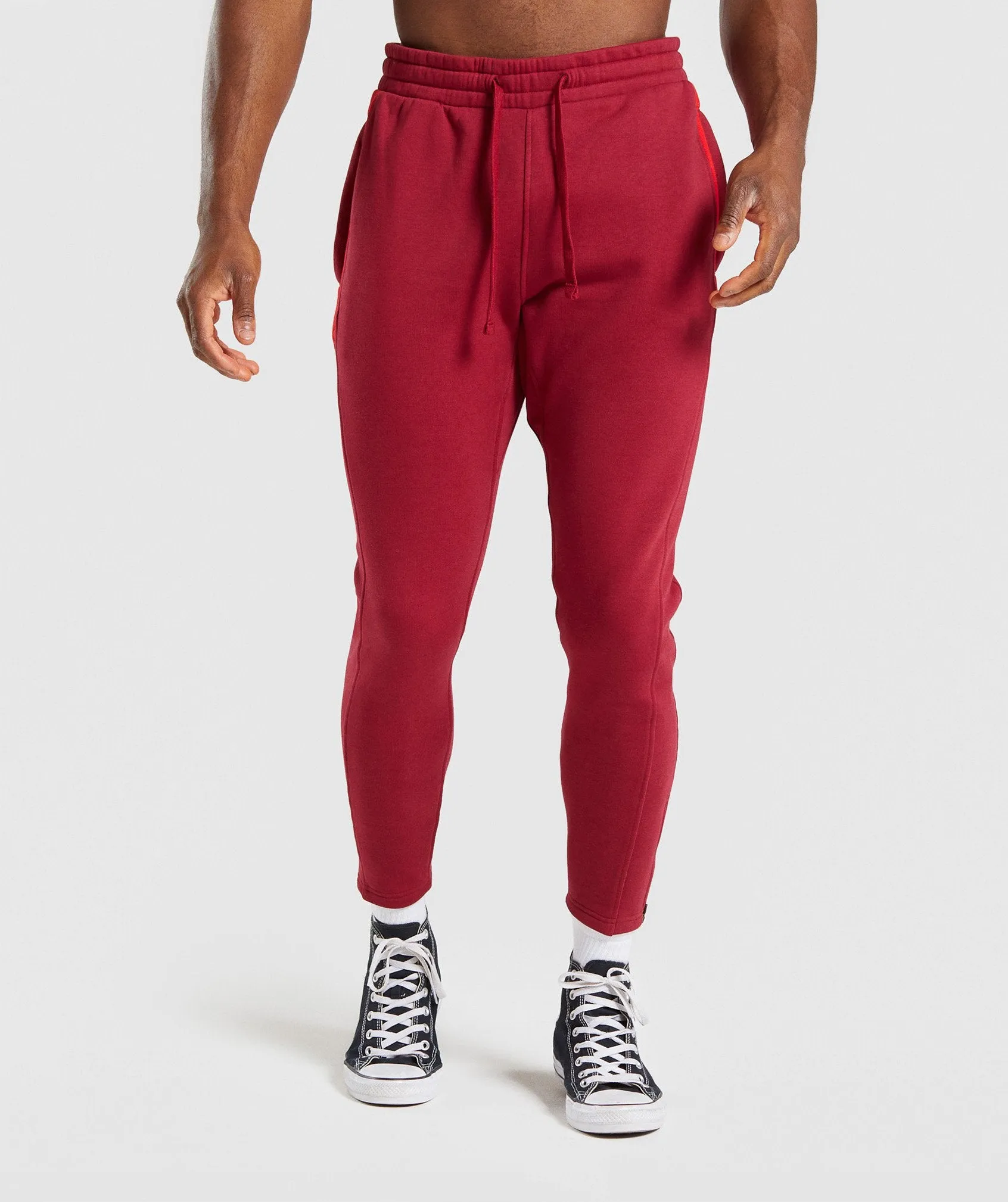 Gymshark Luxe Legacy Joggers - Burgundy sold by Gymshark