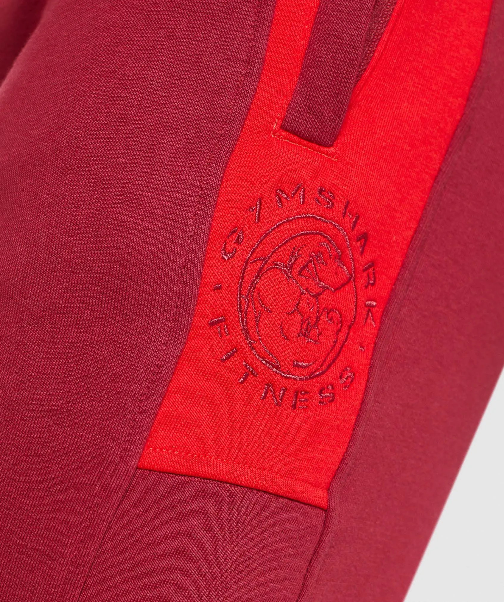 Gymshark Luxe Legacy Joggers - Burgundy sold by Gymshark product image thumbnail 5