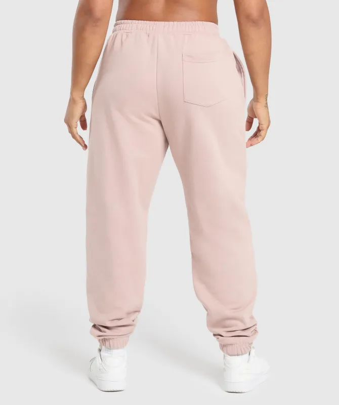 Gymshark Campus Classics Graphic Joggers - Muted Pink sold by Gymshark