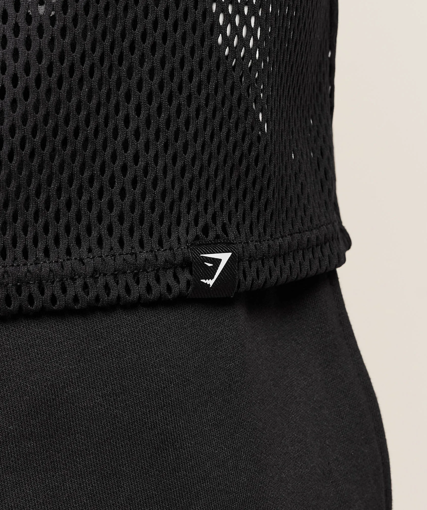 Gymshark Mesh Oversized Tank - Black sold by Gymshark product image thumbnail 5