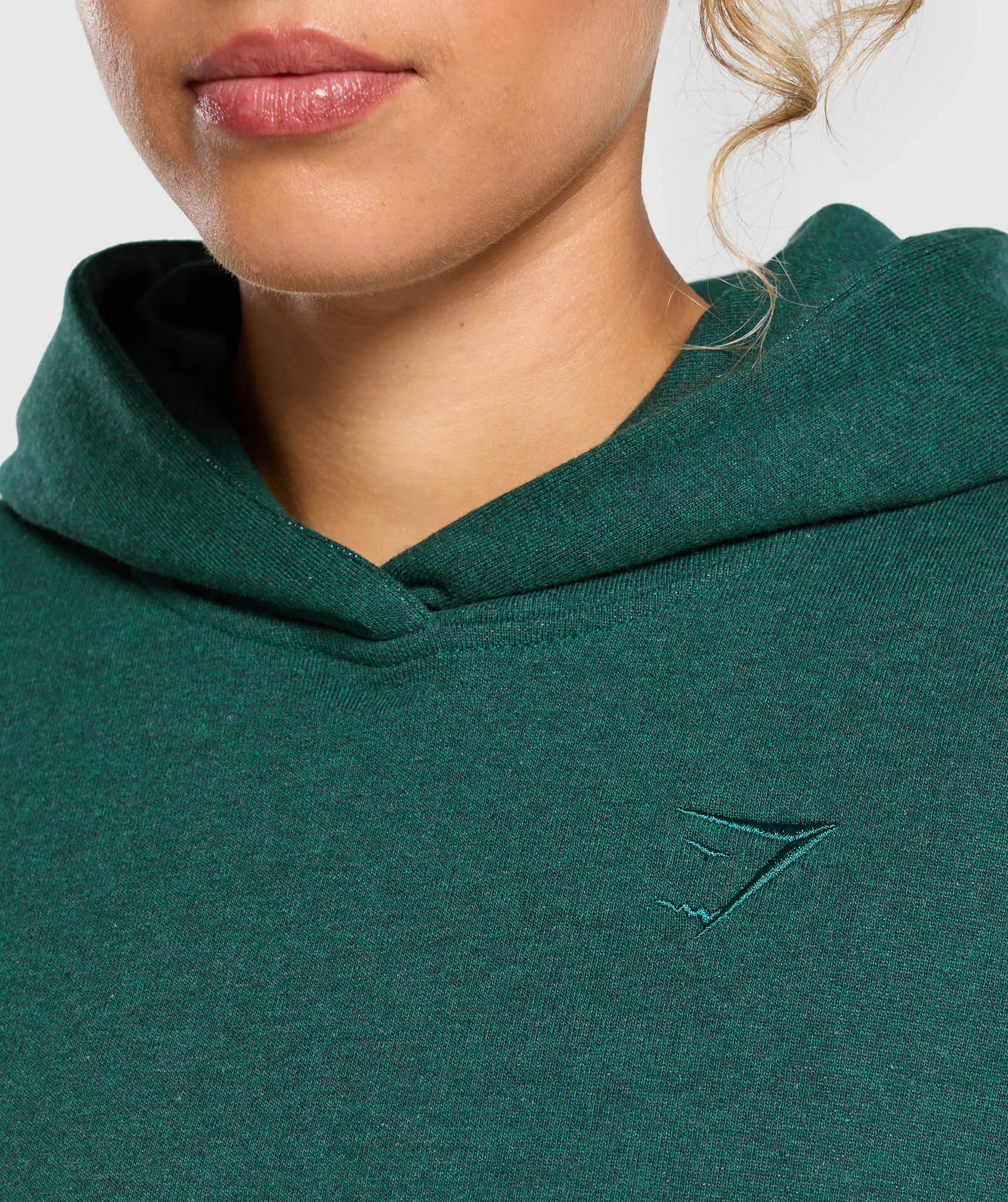 Gymshark Rest Day Sweats Hoodie - Bros Bold Teal Marl sold by Gymshark product image thumbnail 5