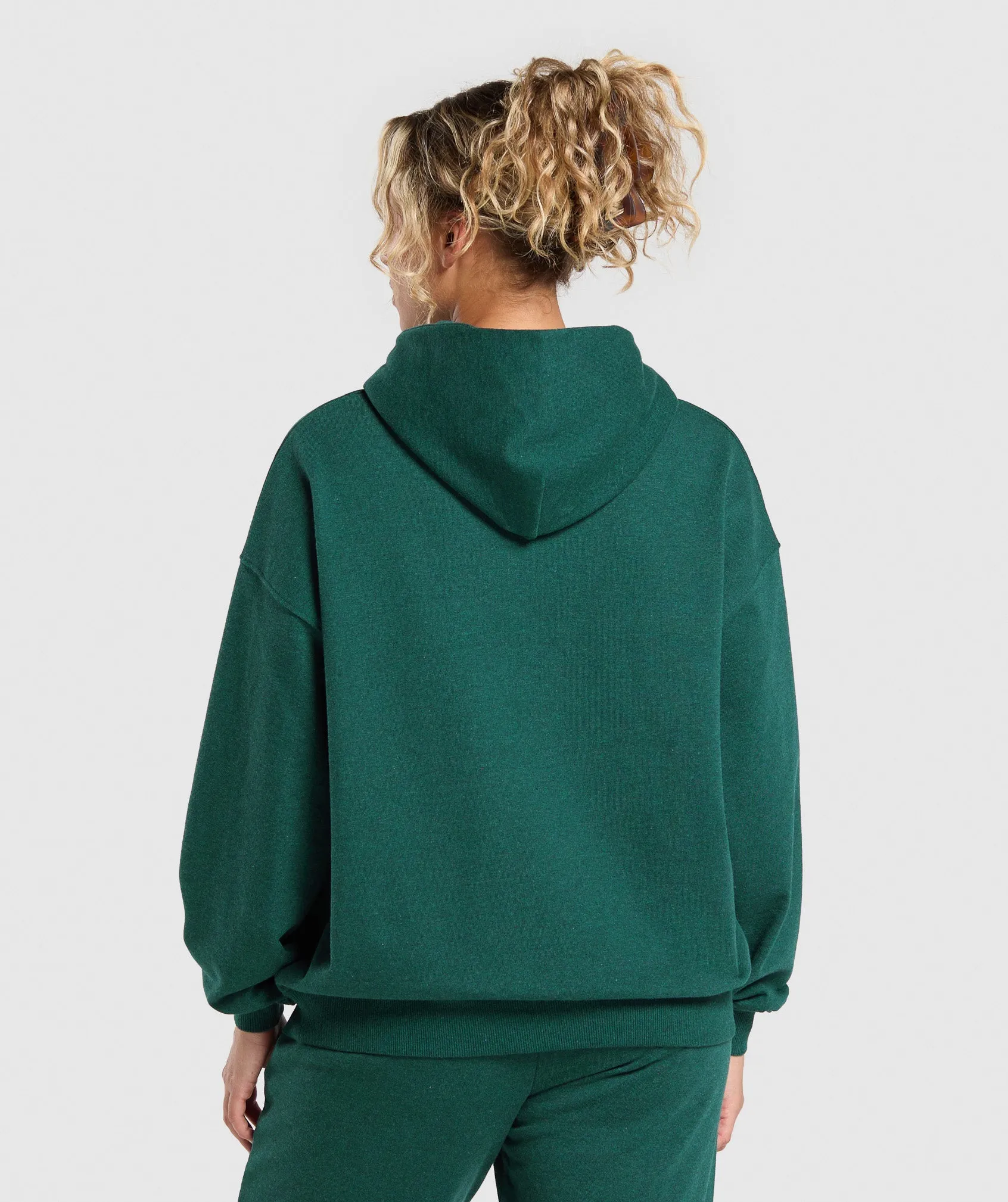 Gymshark Rest Day Sweats Hoodie - Bros Bold Teal Marl sold by Gymshark product image thumbnail 2