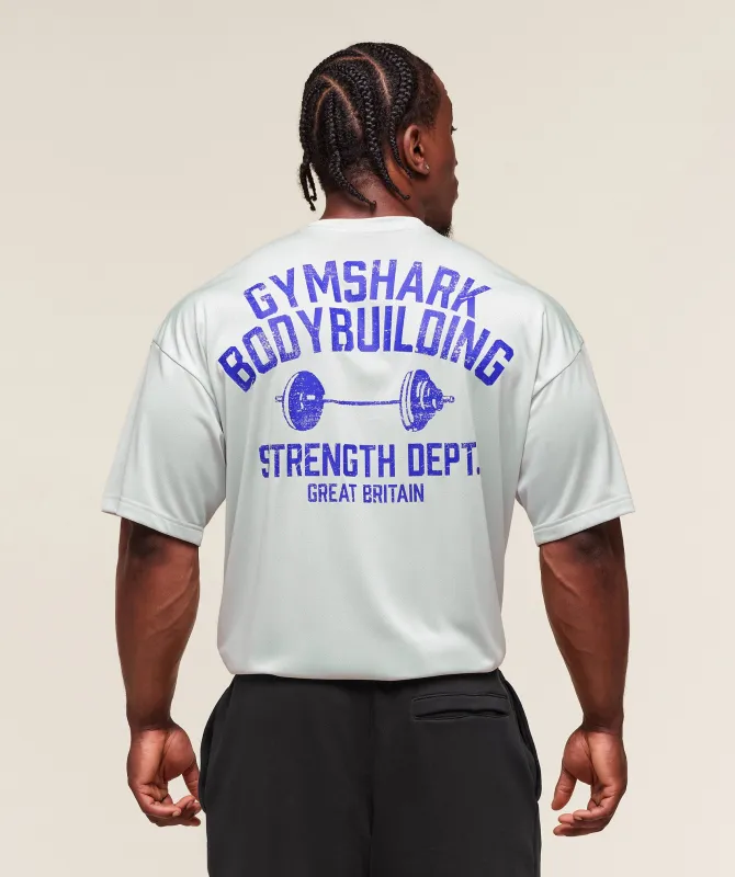 Gymshark Olympic Bar T-Shirt - Metal Grey sold by Gymshark