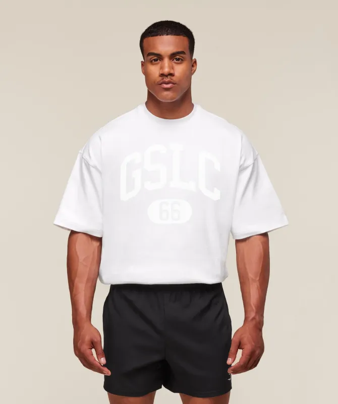 Gymshark GSLC T-Shirt - White sold by Gymshark