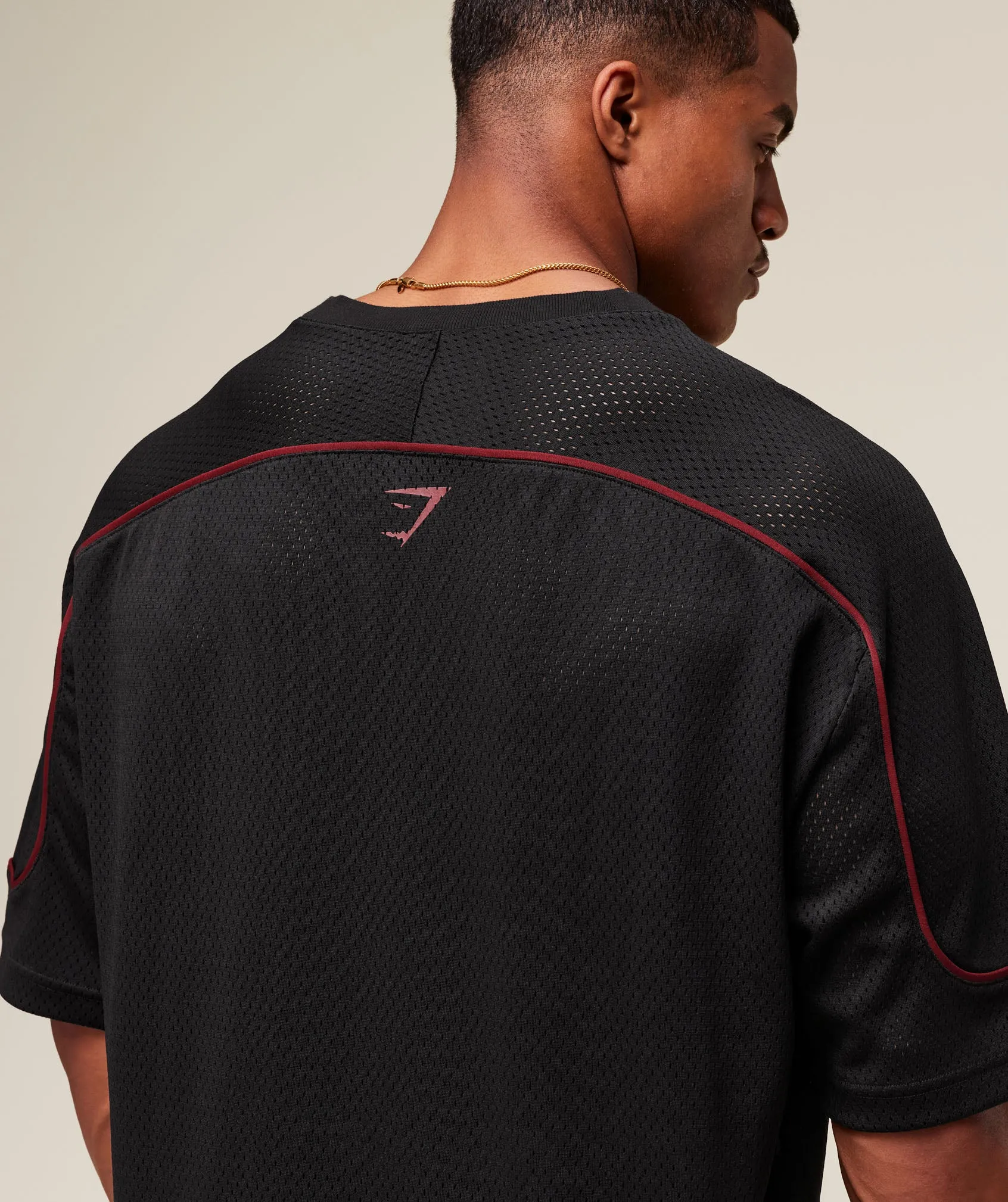 Gymshark GSLC Sports Jersey - Black sold by Gymshark product image thumbnail 4