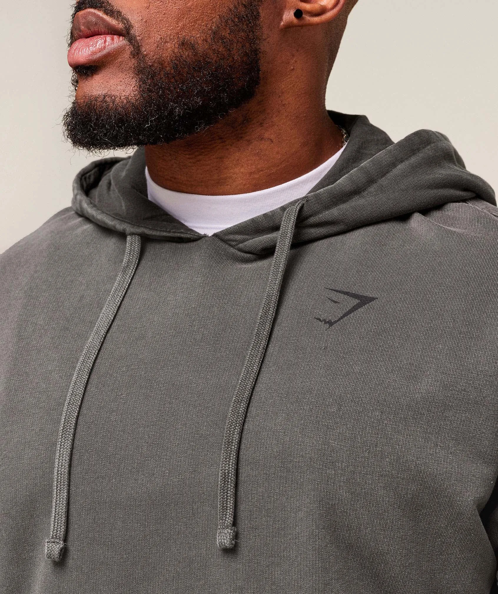 Gymshark Power Washed Hoodie - Onyx Grey sold by Gymshark product image thumbnail 5