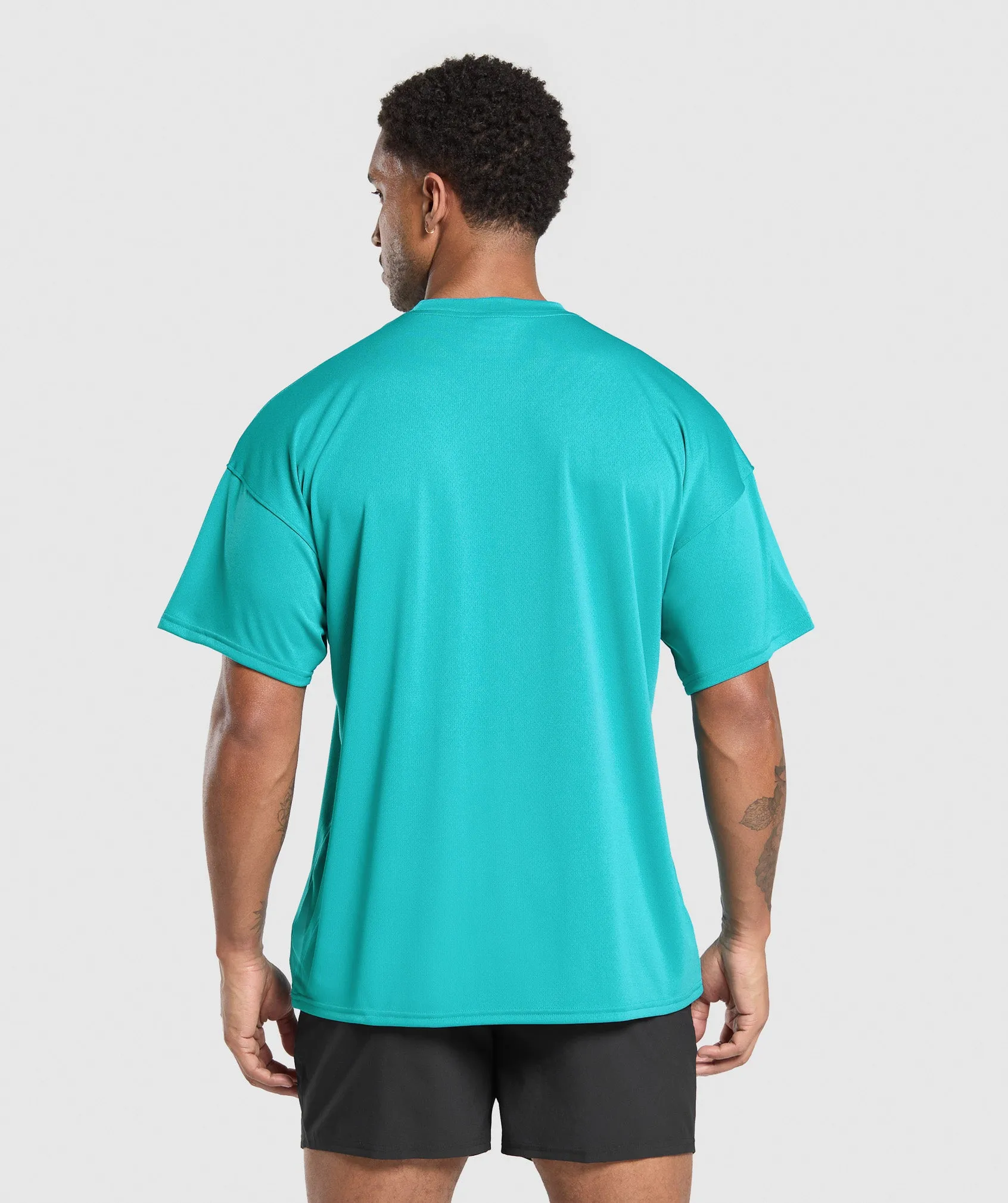 Gymshark Oversized Performance T-Shirt - Jewel Teal sold by Gymshark product image thumbnail 2
