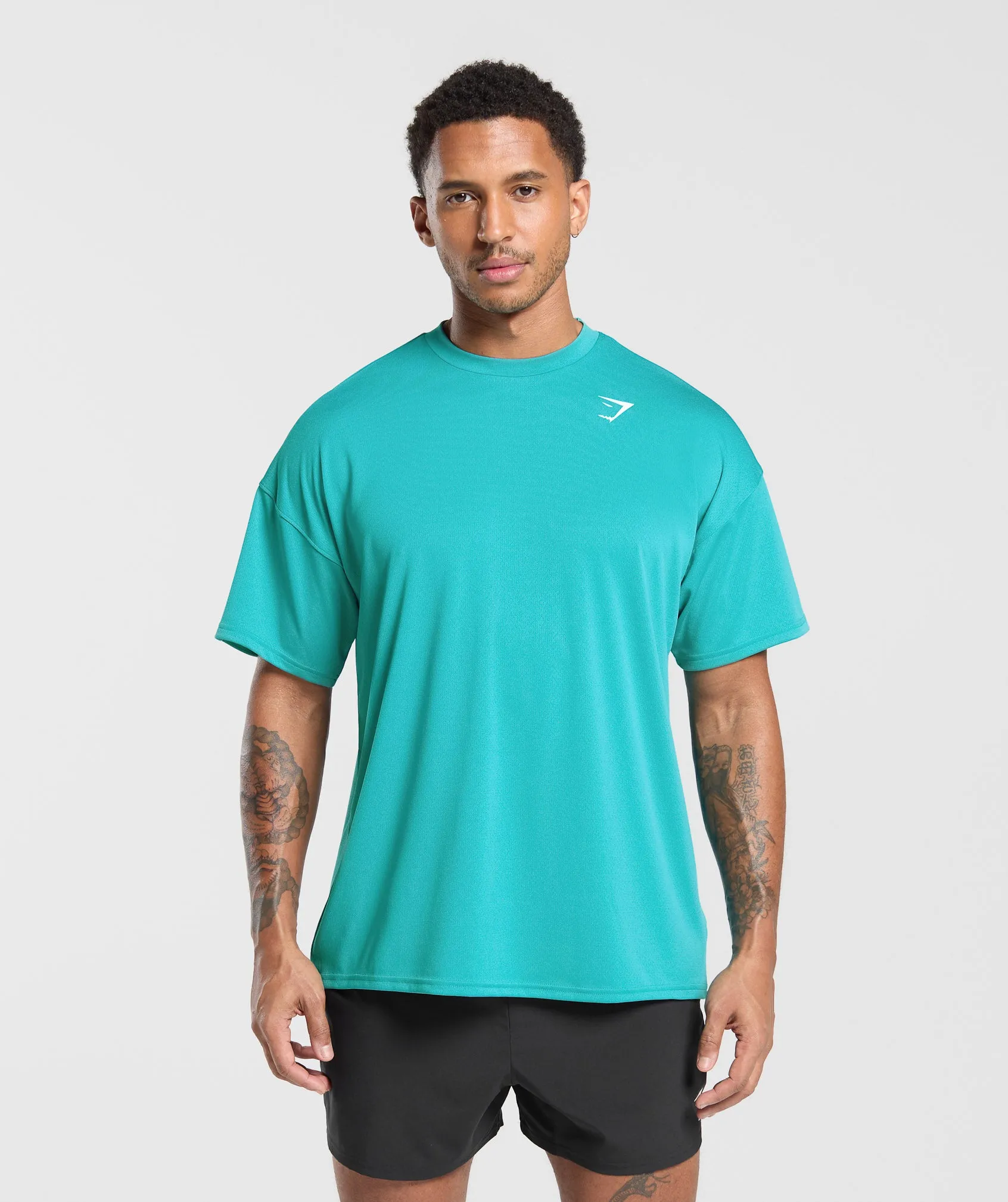 Gymshark Oversized Performance T-Shirt - Jewel Teal sold by Gymshark