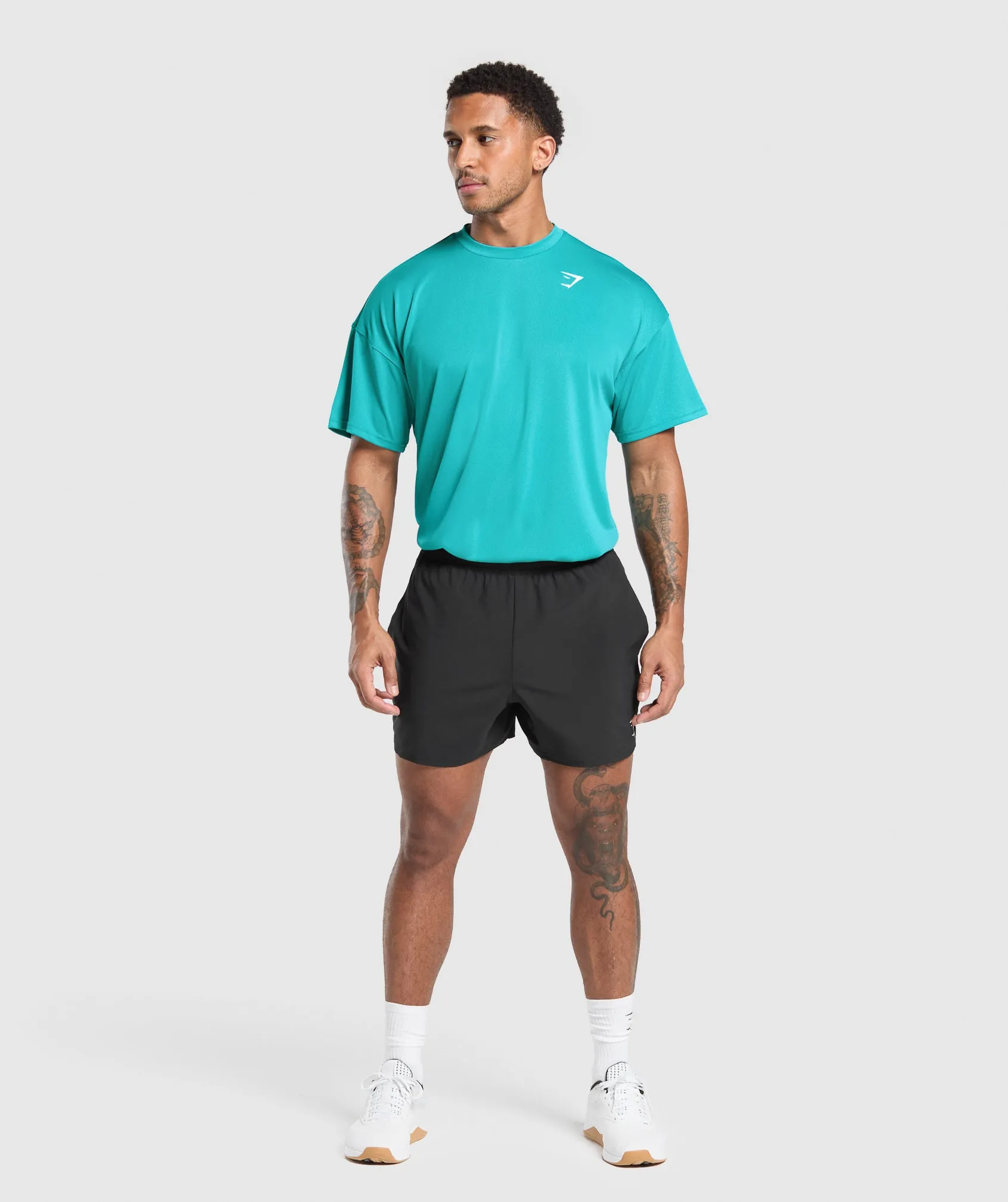 Gymshark Oversized Performance T-Shirt - Jewel Teal sold by Gymshark product image thumbnail 5