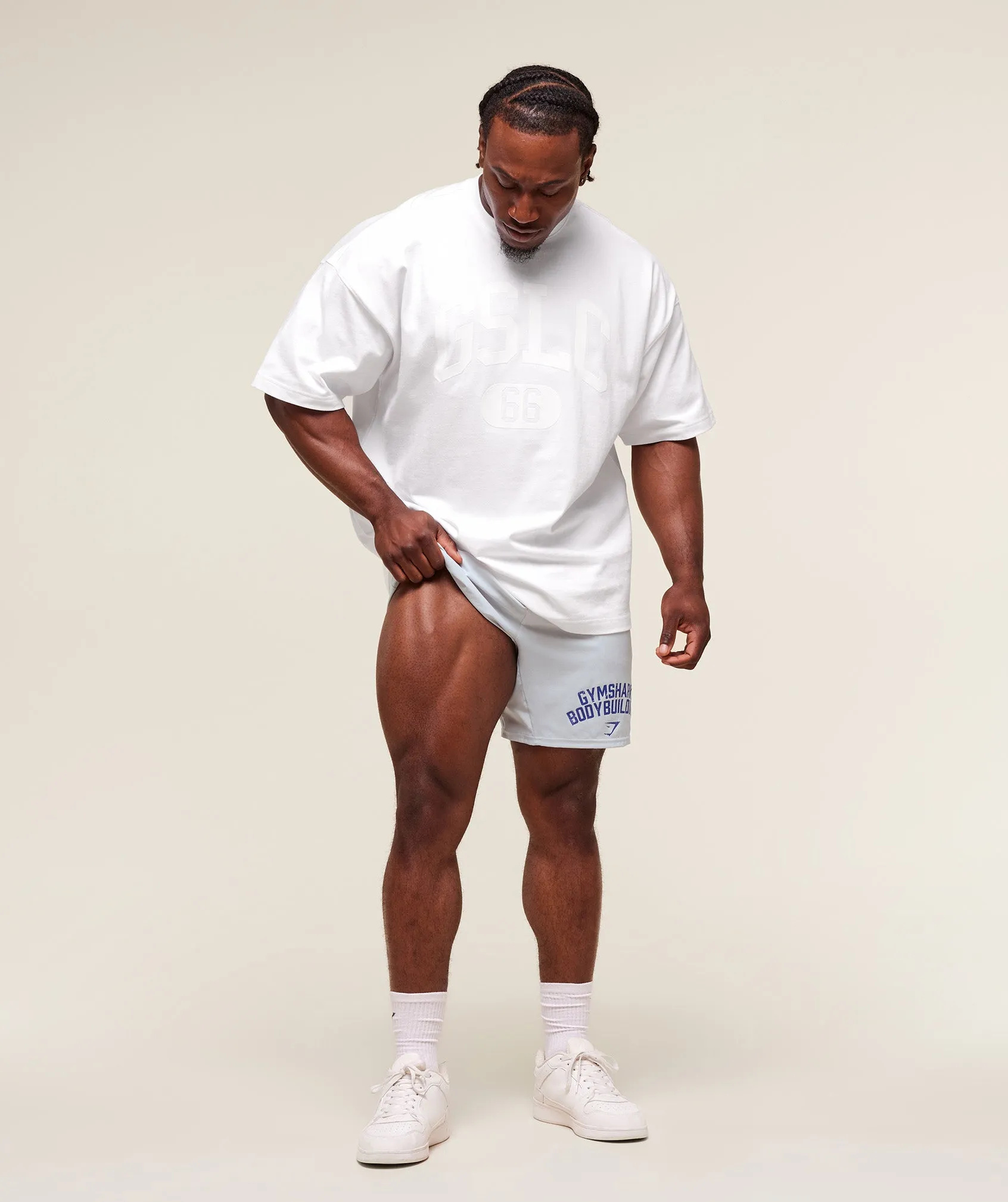 Gymshark Olympic Bar 7" Short - Metal Grey sold by Gymshark product image thumbnail 4