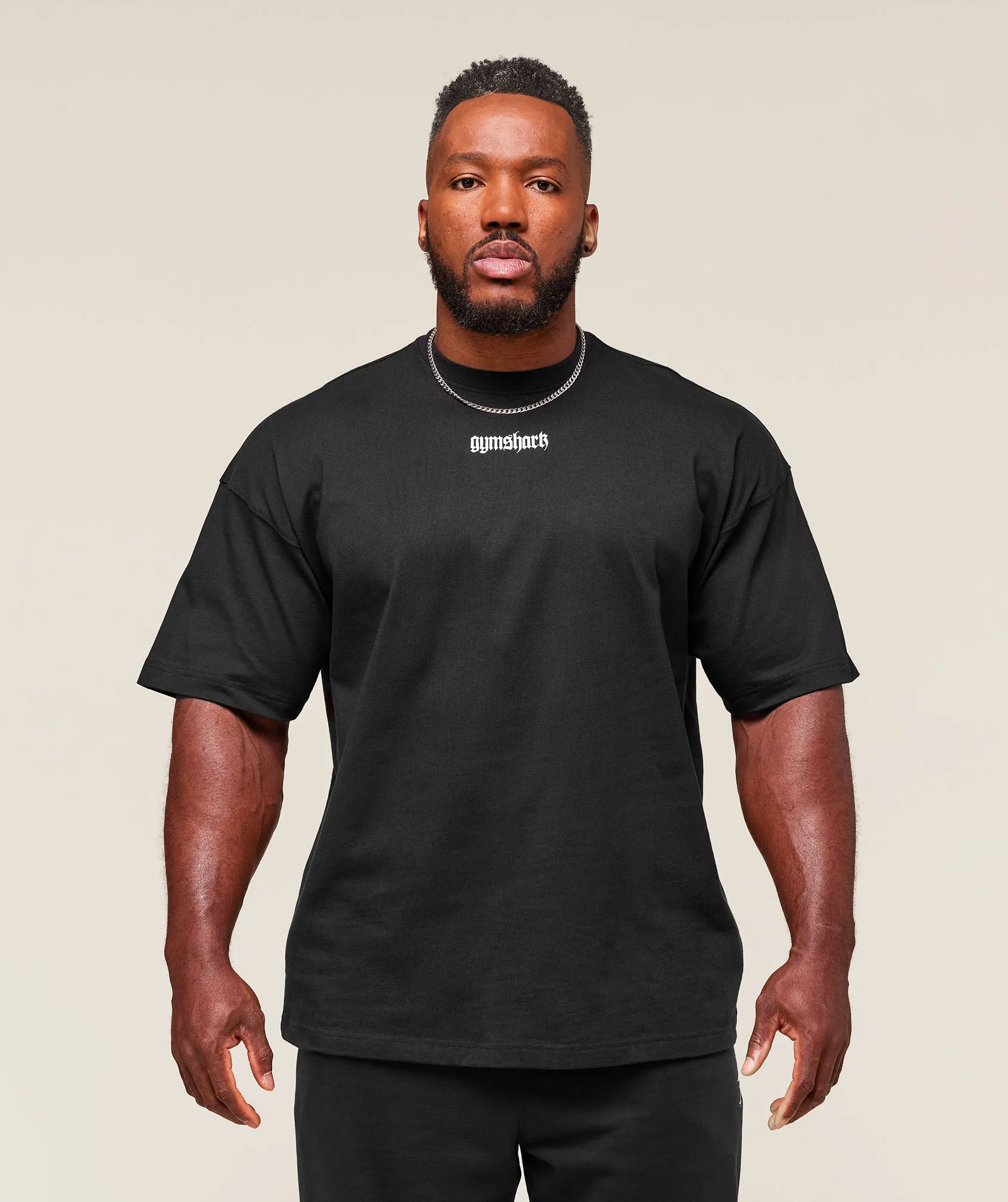 Gymshark Prayer Hands T-Shirt - Black sold by Gymshark product image thumbnail 2